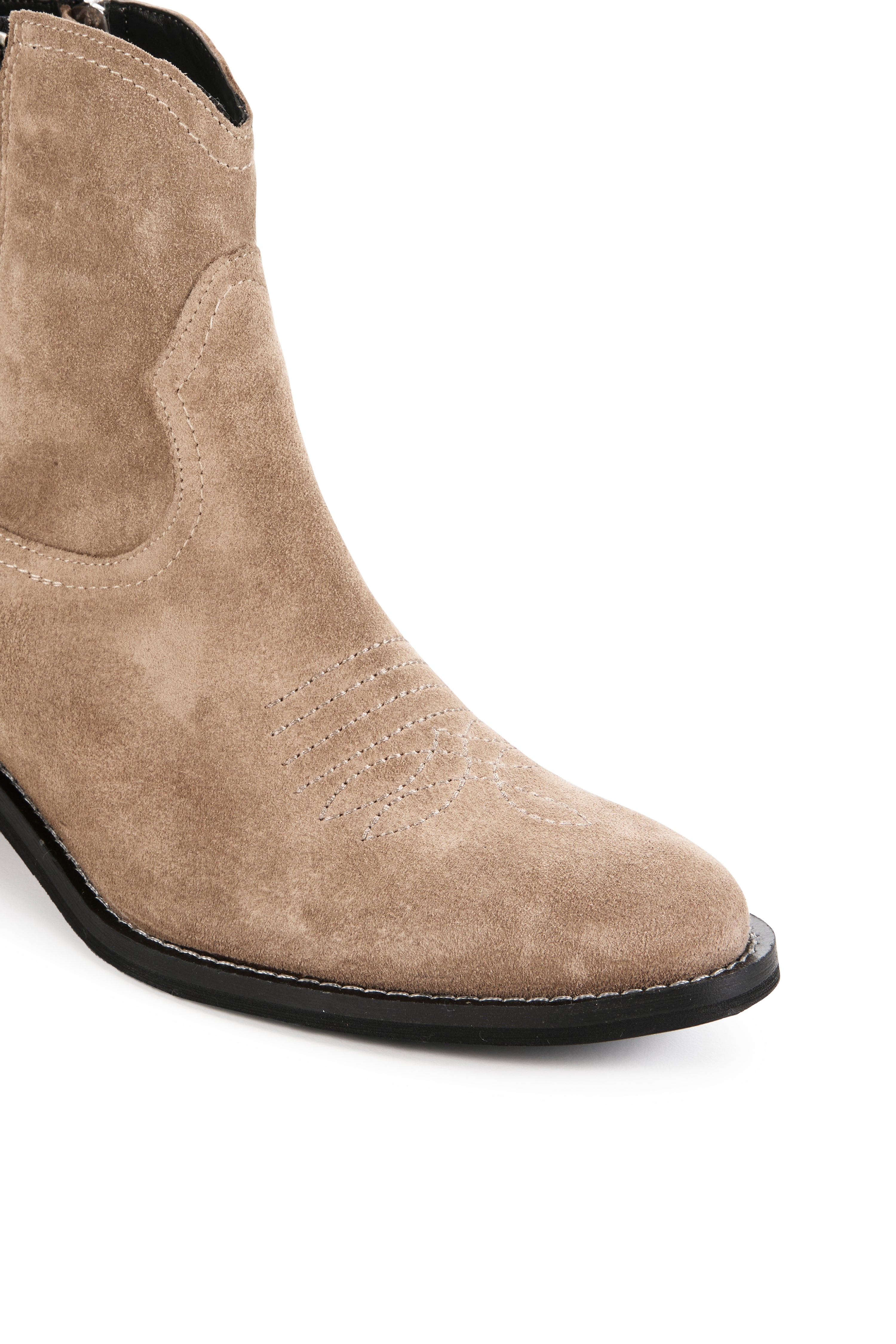 Morgan Boot Suede - Biscuit Suede