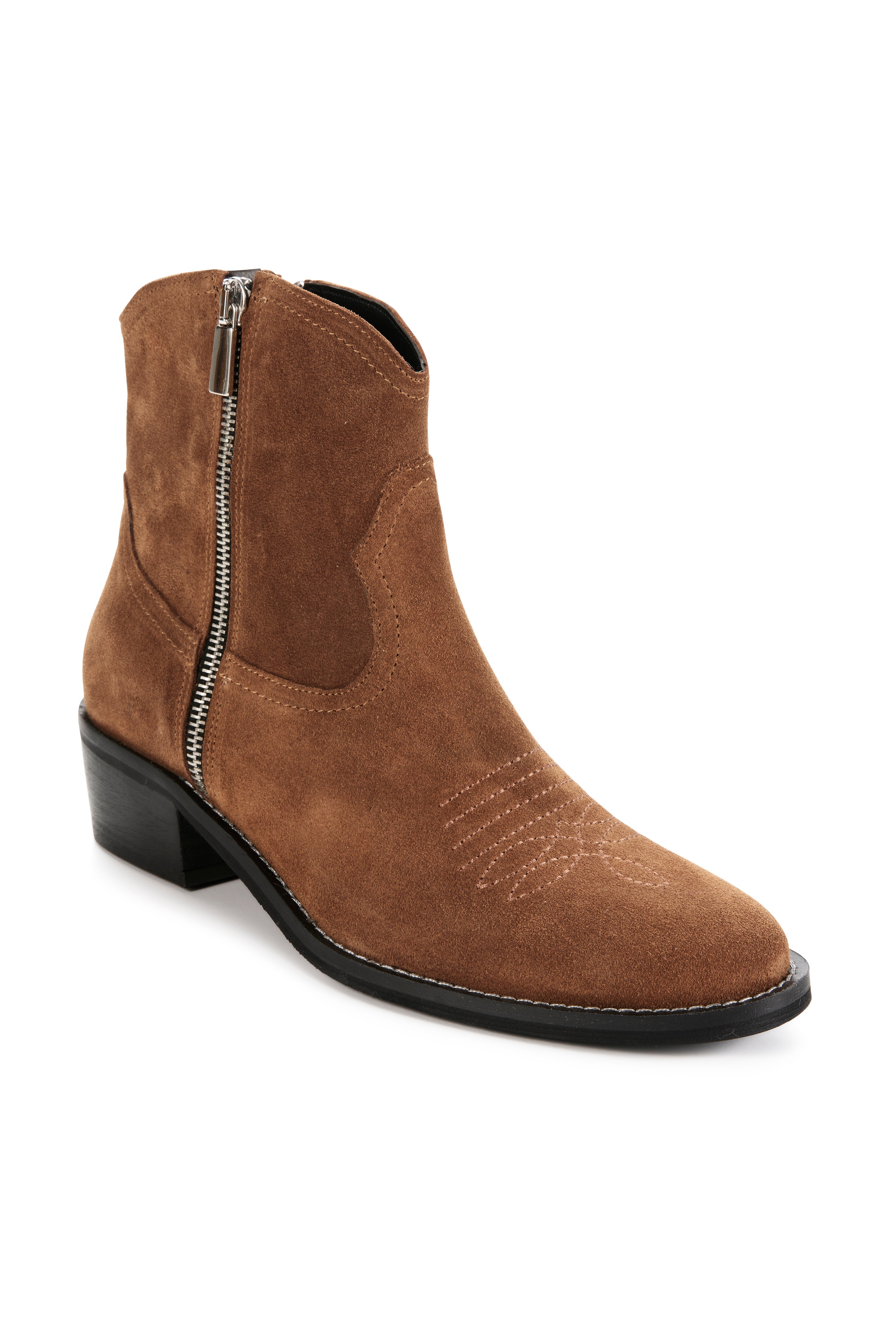 Morgan Boot Suede - Cognac Suede