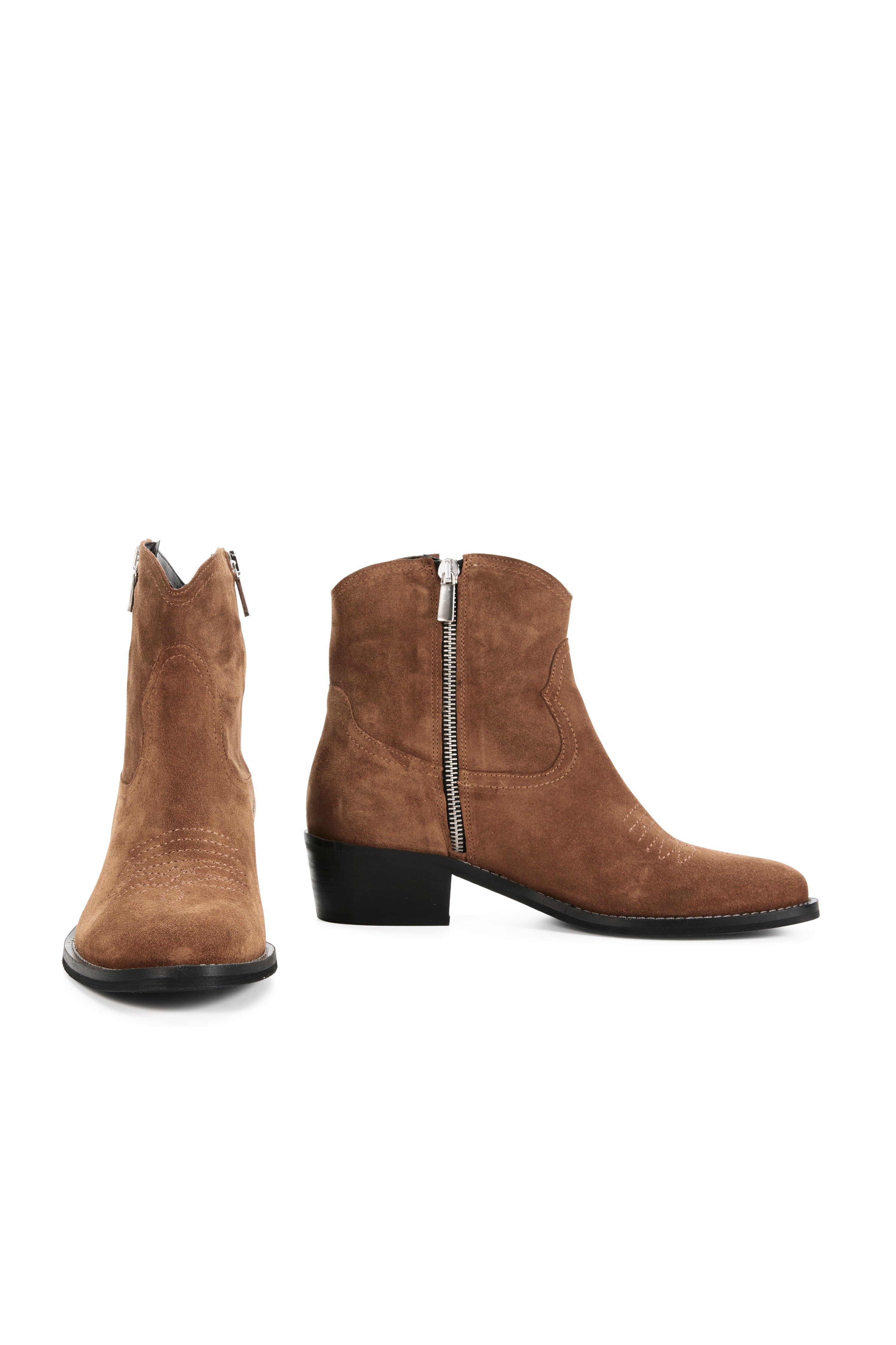 Morgan Boot Suede - Cognac Suede