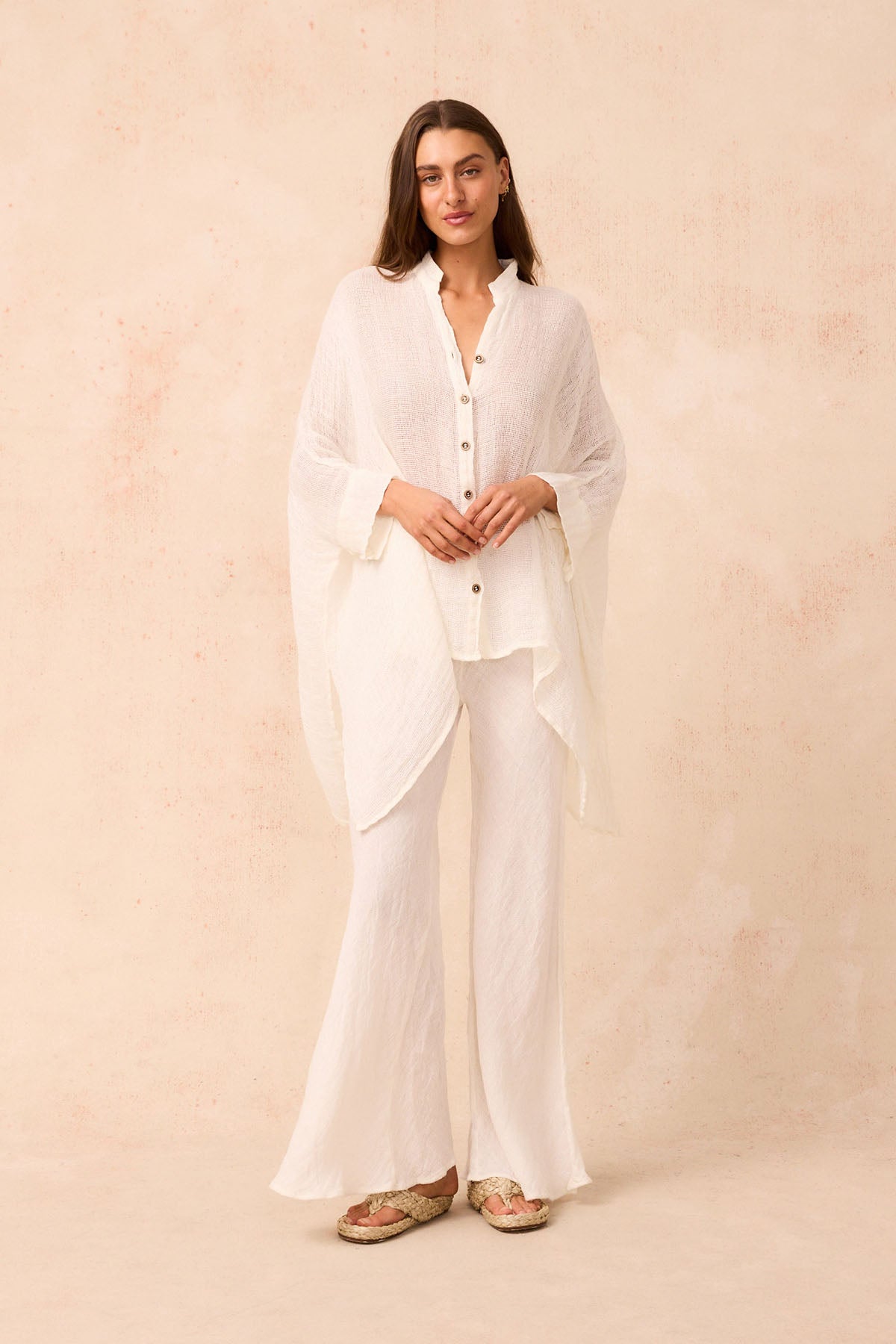 Novo Flare Pant - Brasile Panna