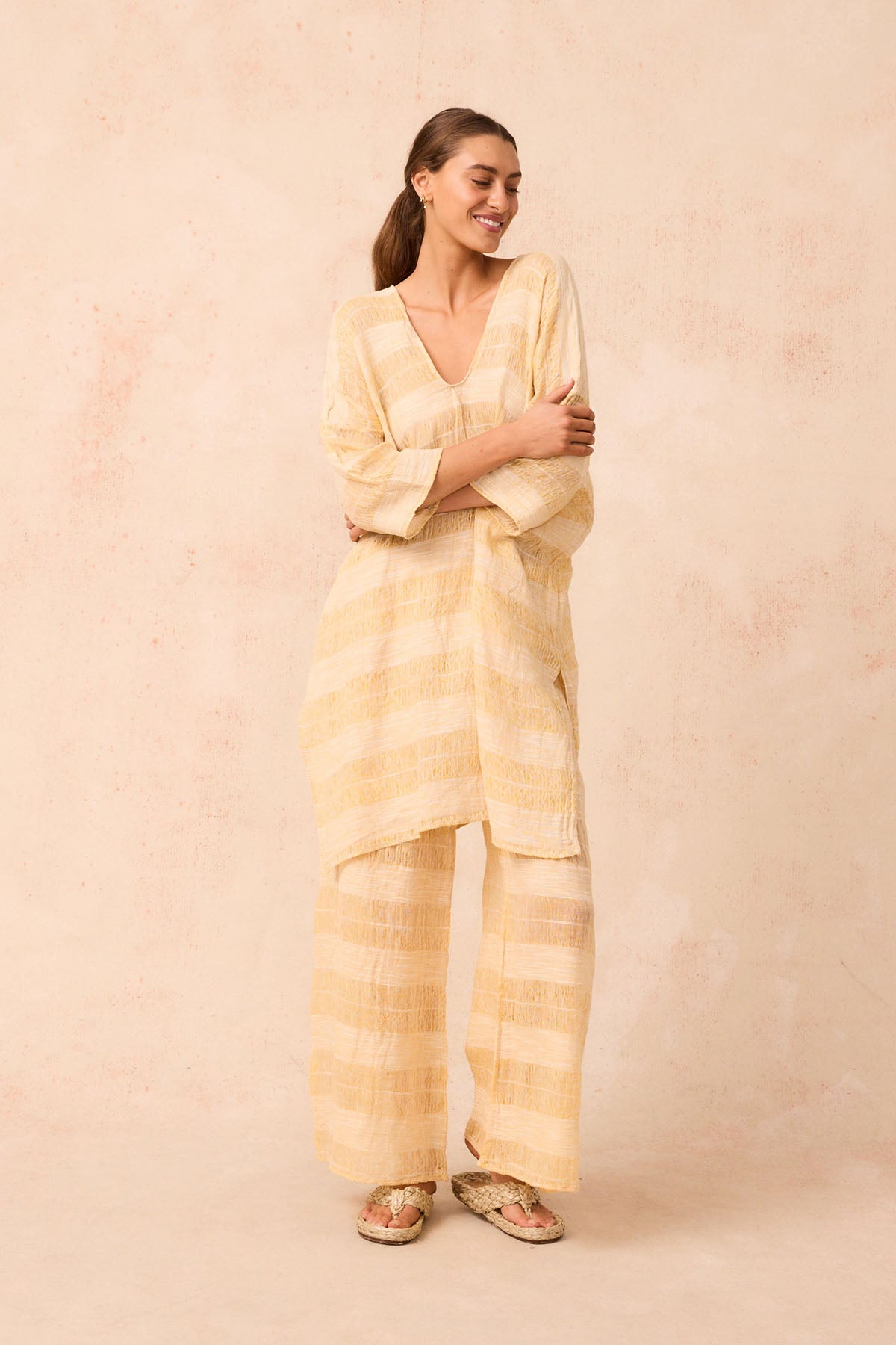 Claro Midi Dress - Tele Atena Yellow