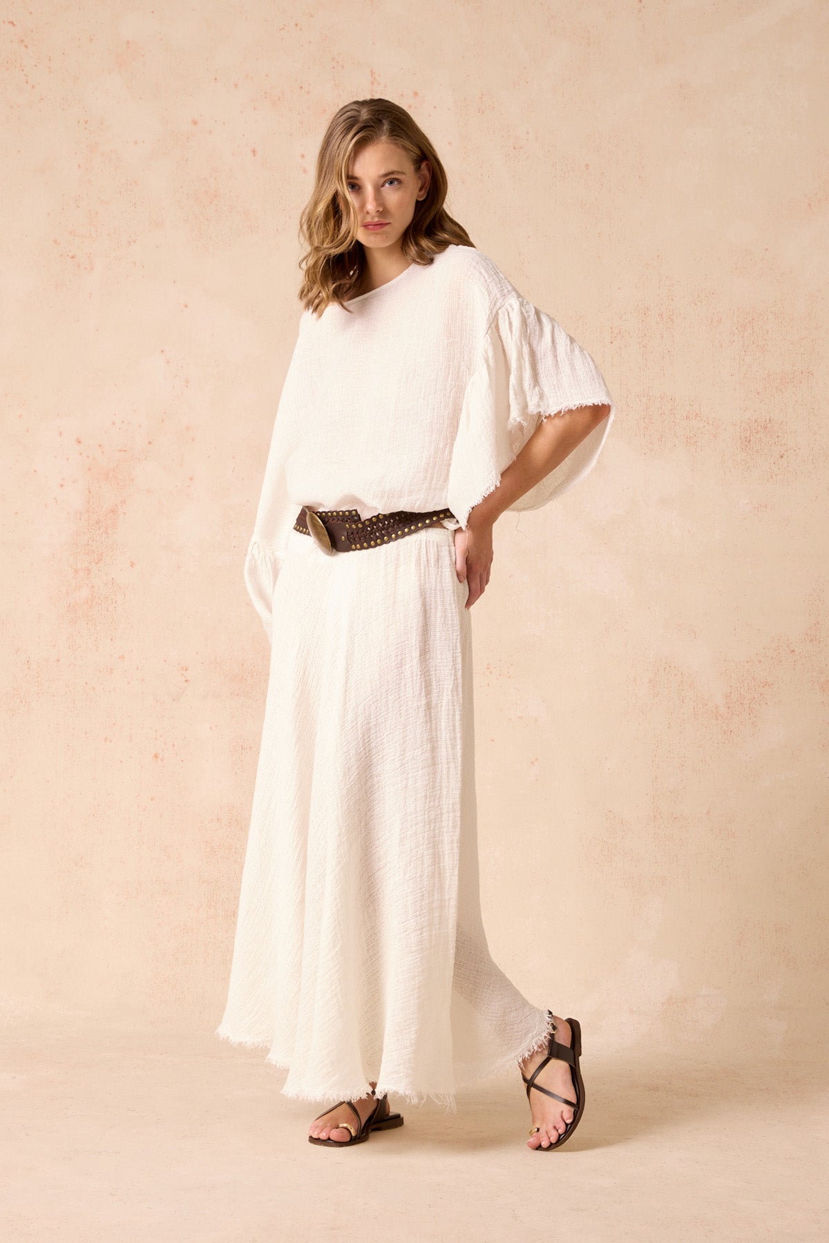 The Corsica Top - Panna White