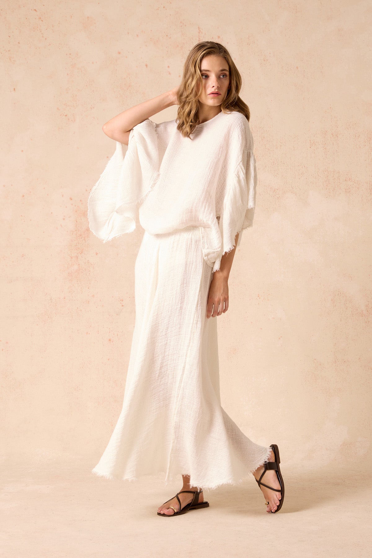 The Corsica Top - Panna White