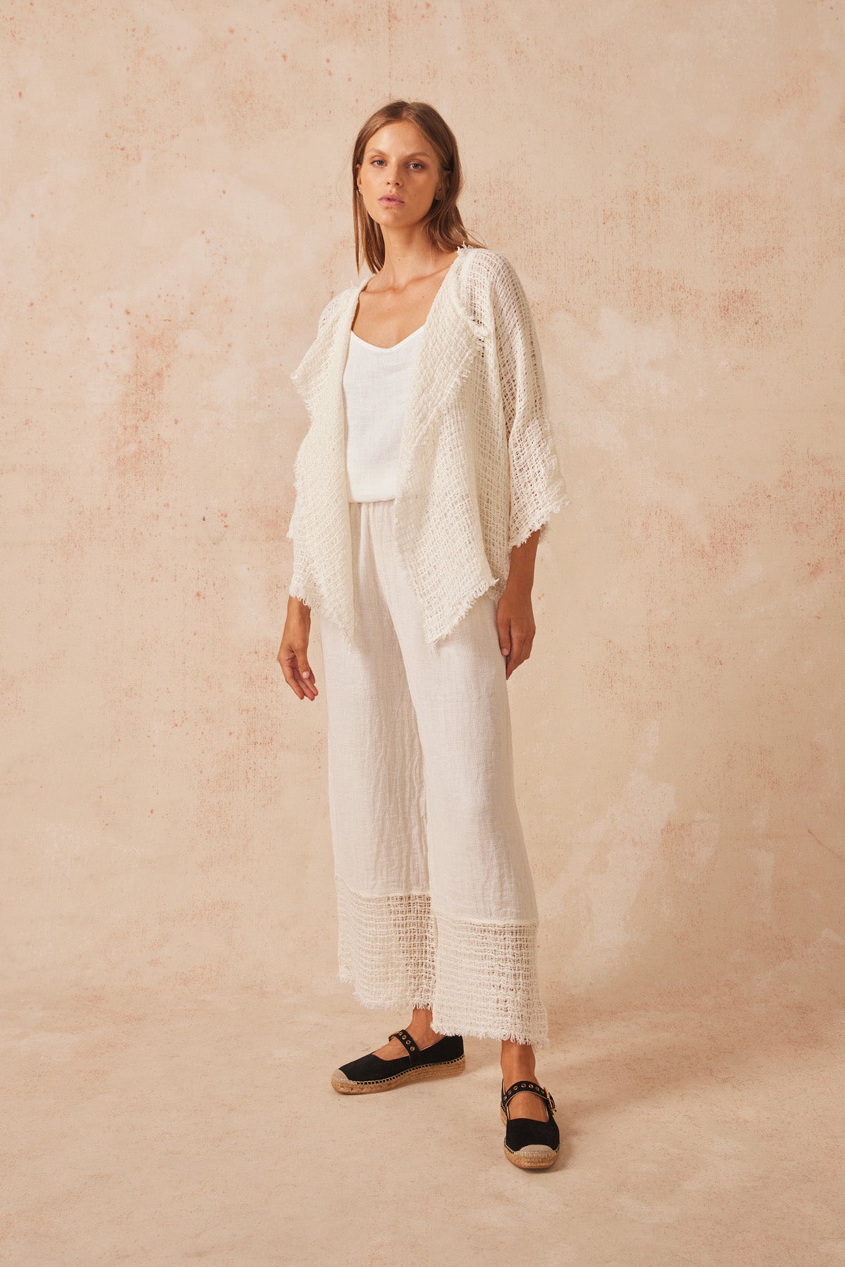Crusoe Pant- Cestino Panna -