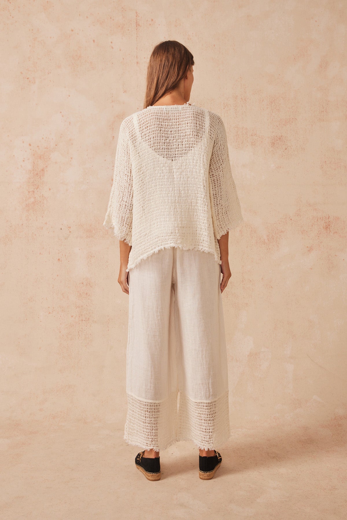 Crusoe Pant- Cestino Panna -