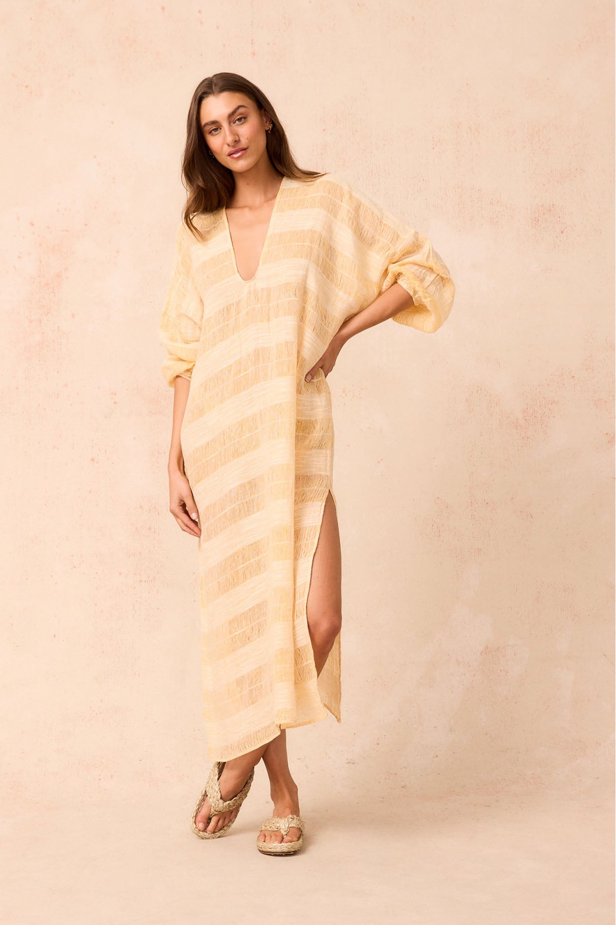 Dolcezza Dress - Tela Atena Yellow