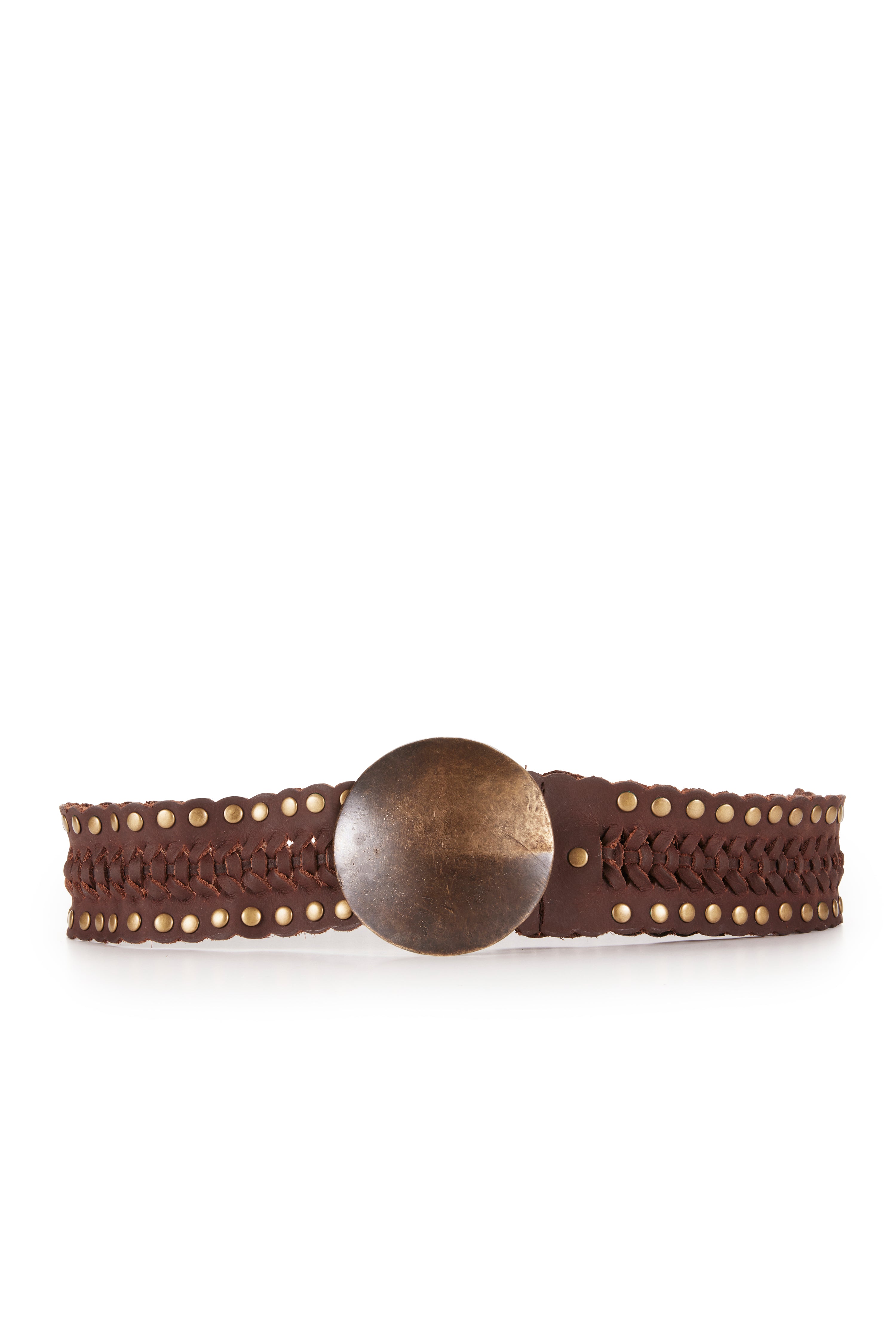 Interlace Belt - Chocolate