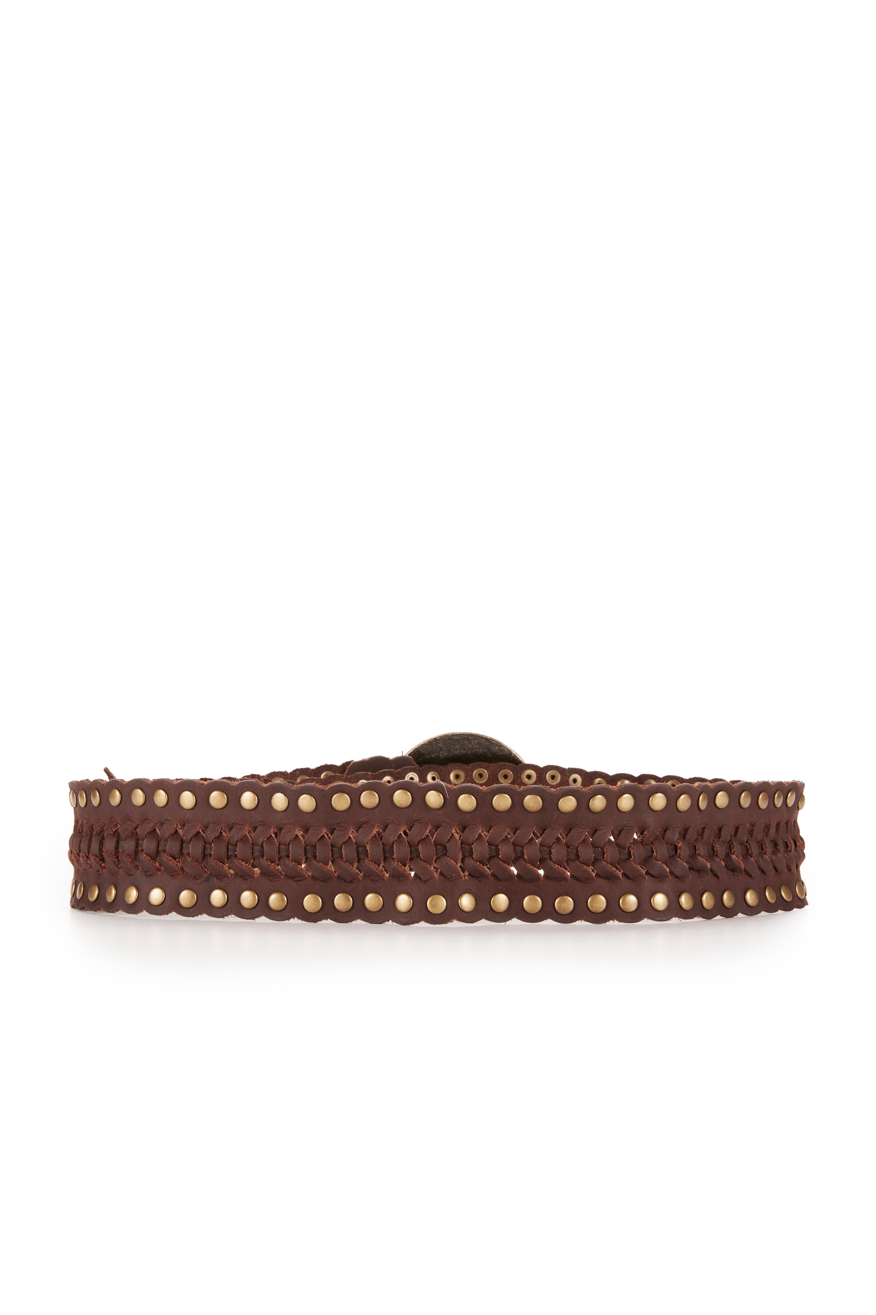 Interlace Belt - Chocolate