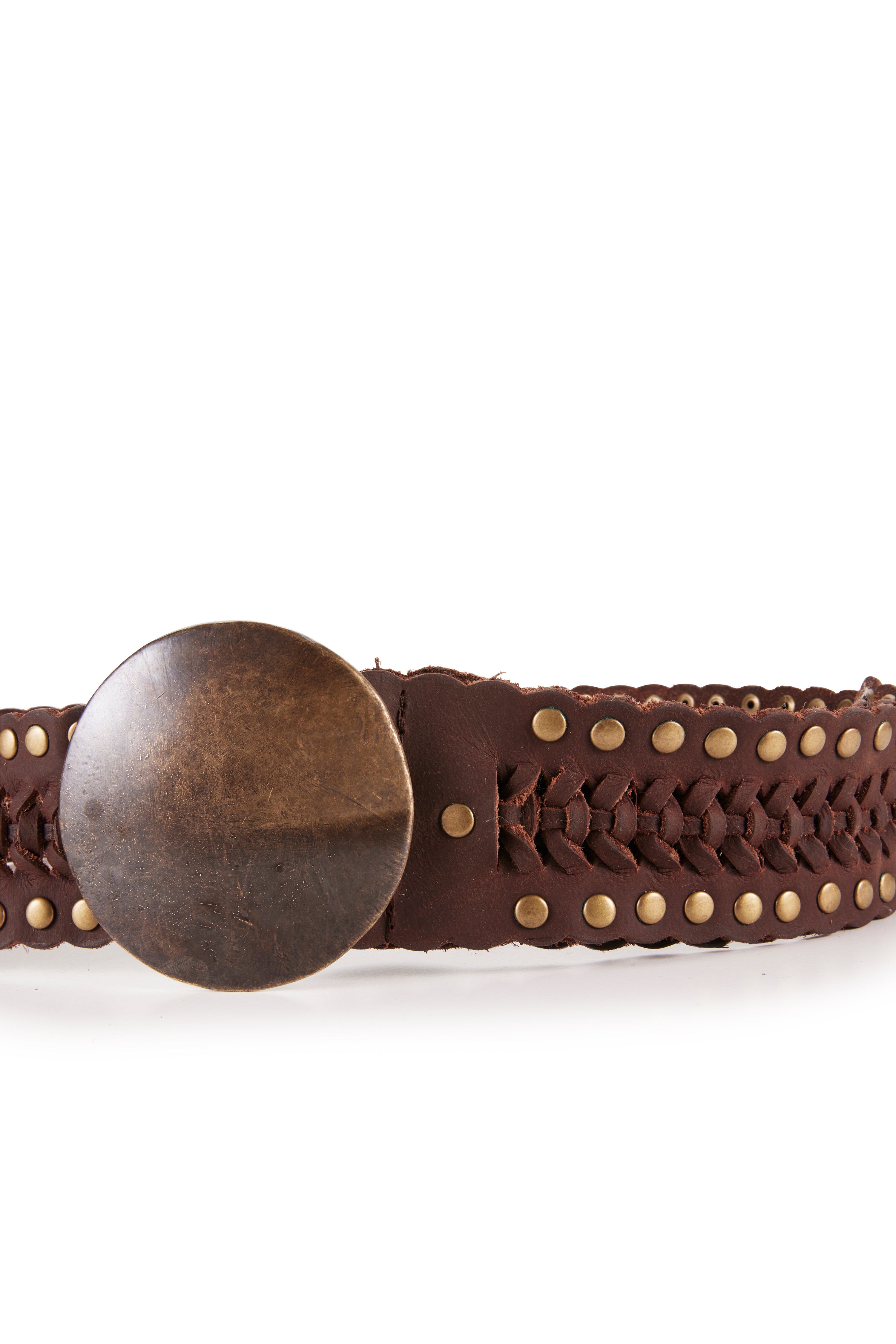 Interlace Belt - Chocolate