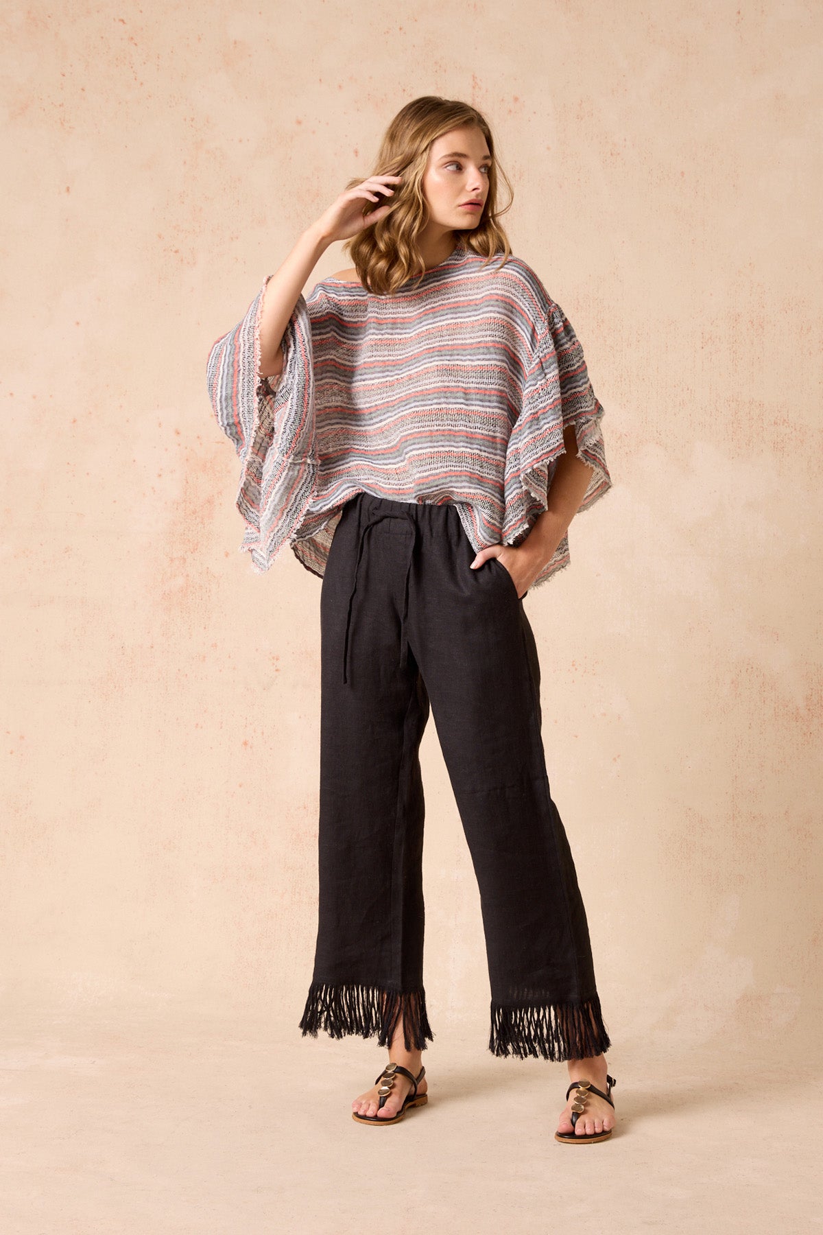 Fringe Pant - Black