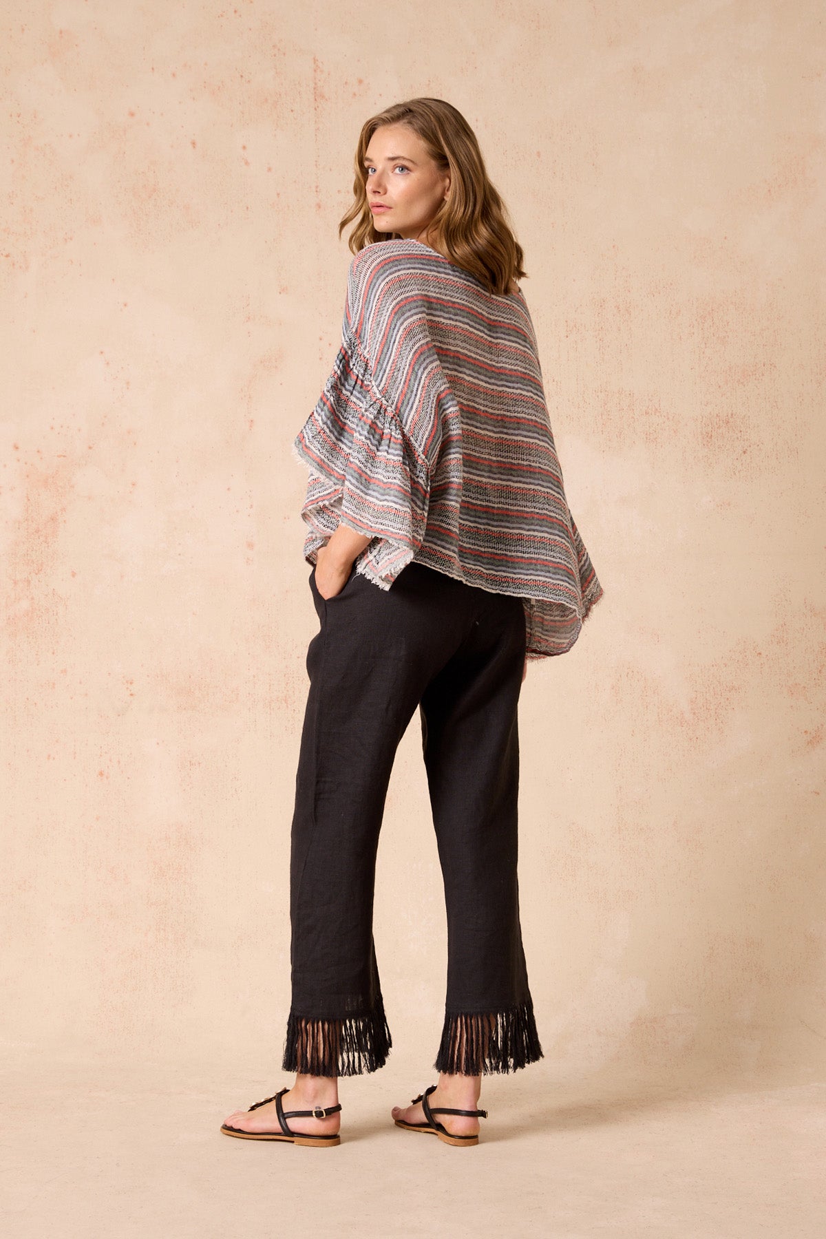 Fringe Pant - Black