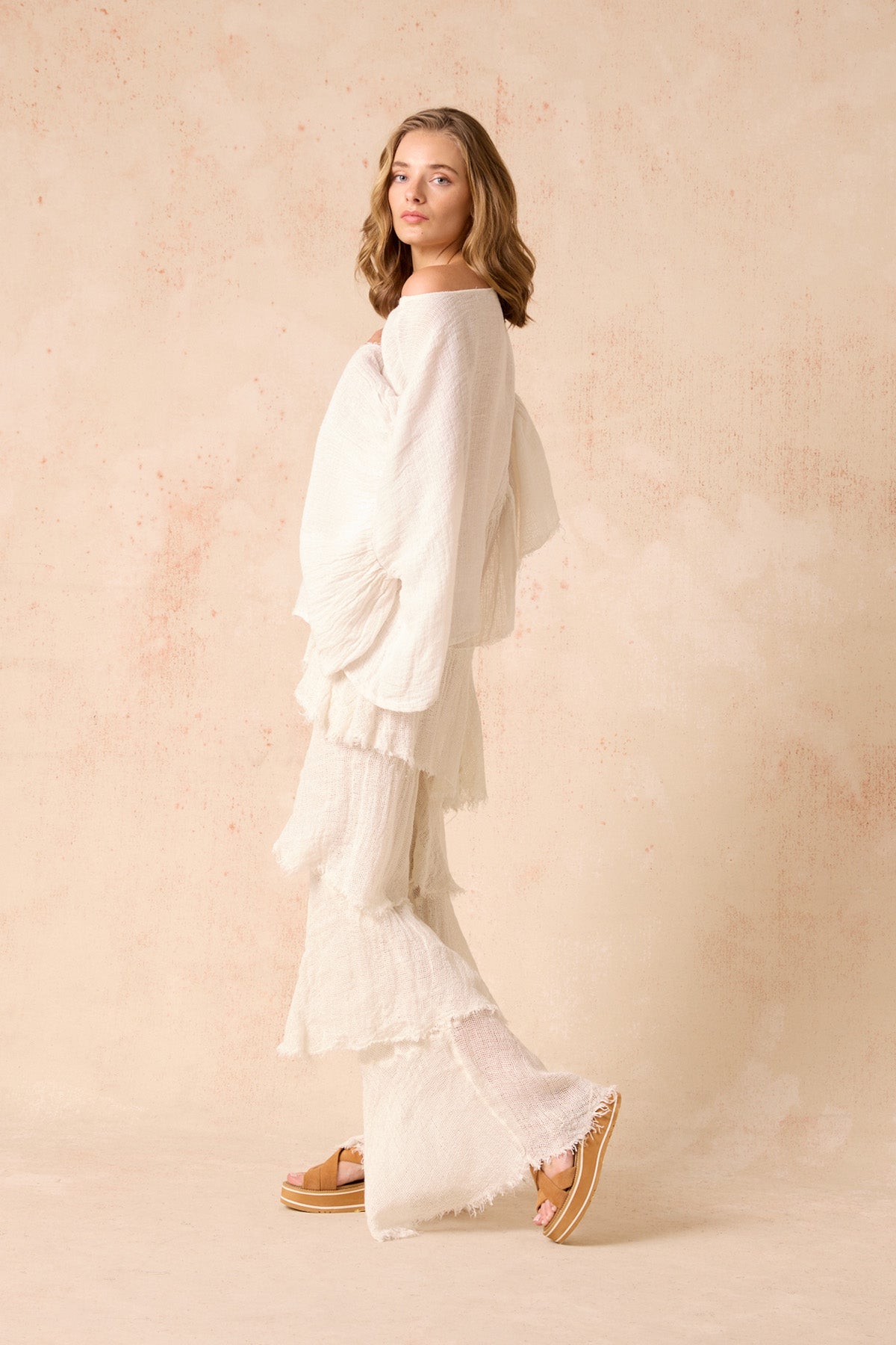 Gioiello Pant - Rete Panna