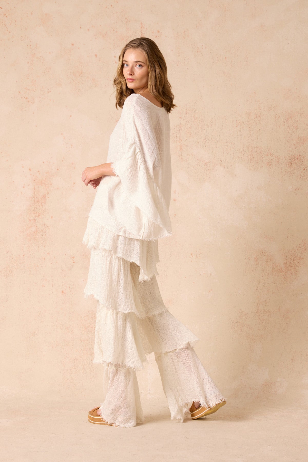 The Corsica Top - Panna White