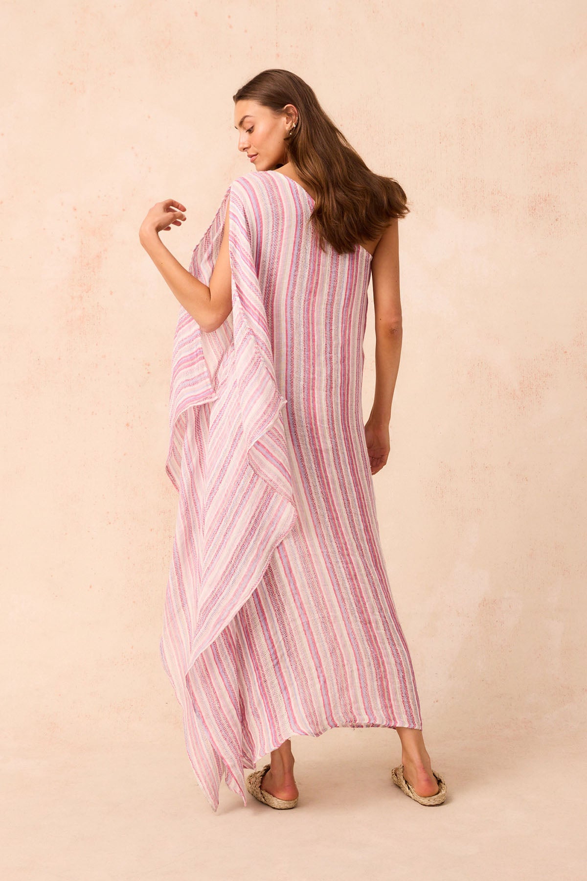 Grecian Maxi Dress - Pampa Stripe