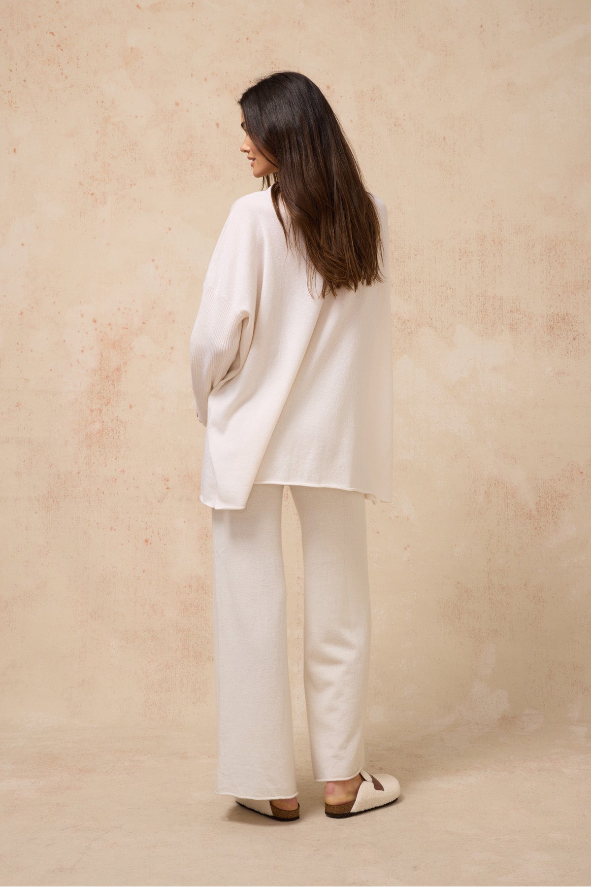 Solace Wool Cashmere Pant - Off White