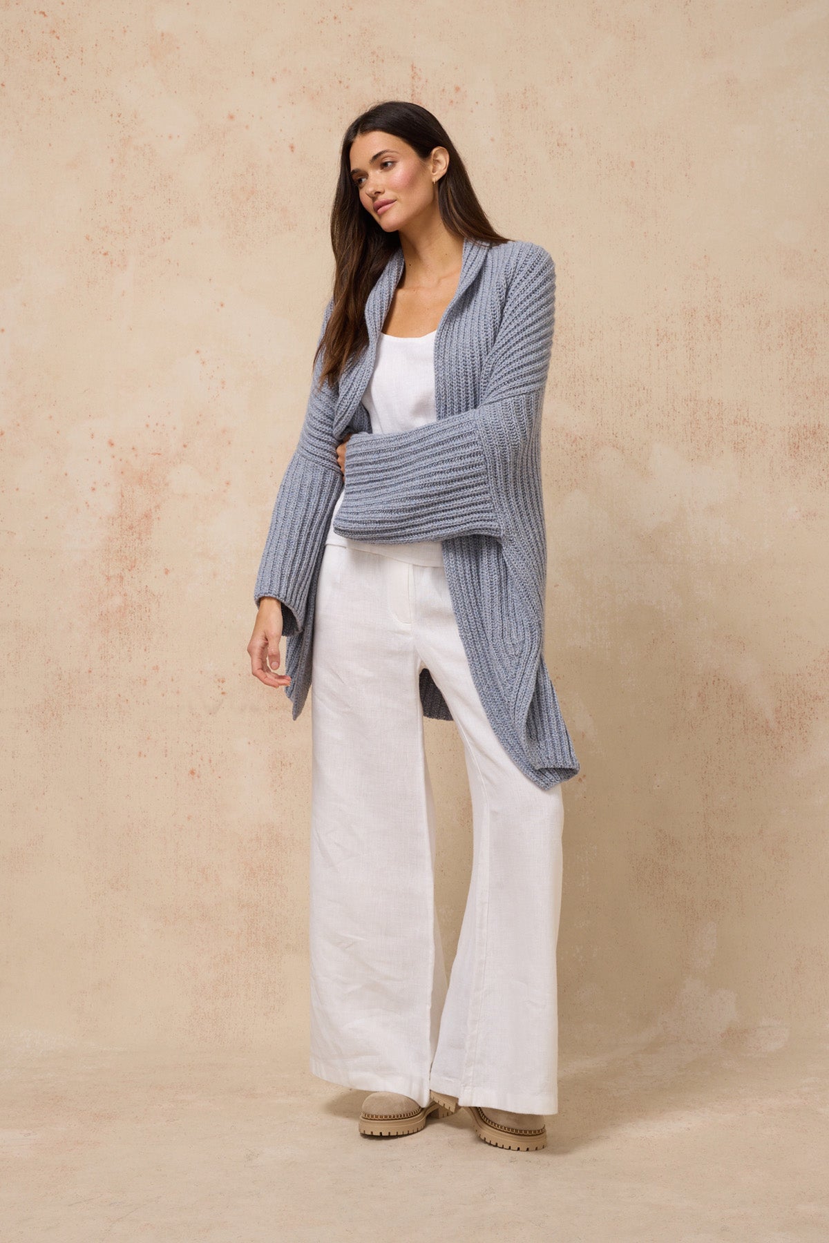Gusty Wool Jacket - Light Denim