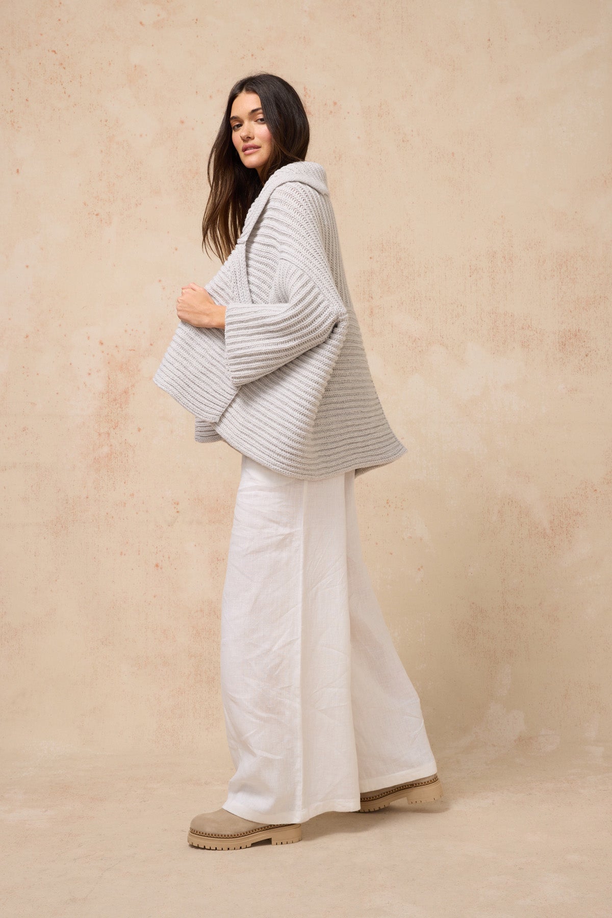 Gusty Wool Jacket - Oyster