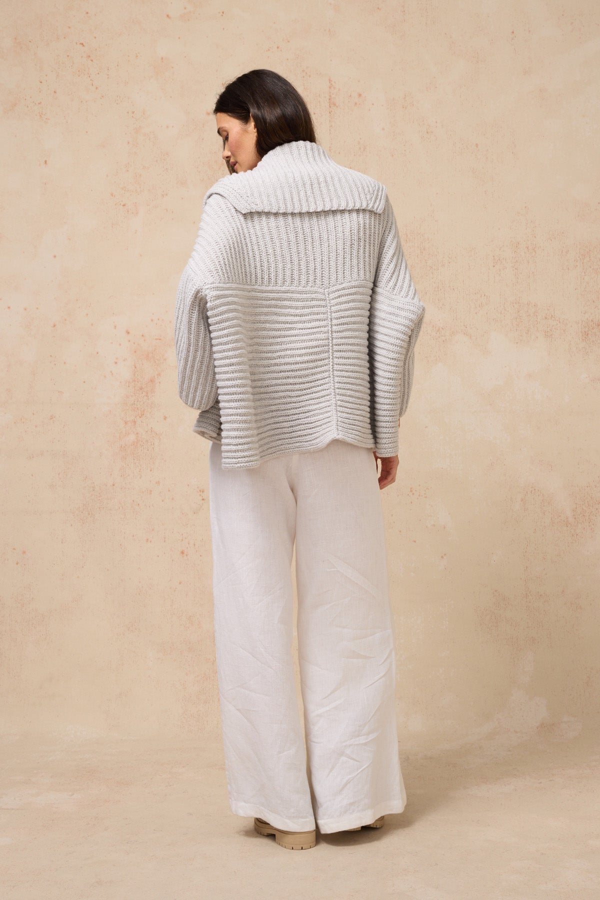 Gusty Wool Jacket - Oyster
