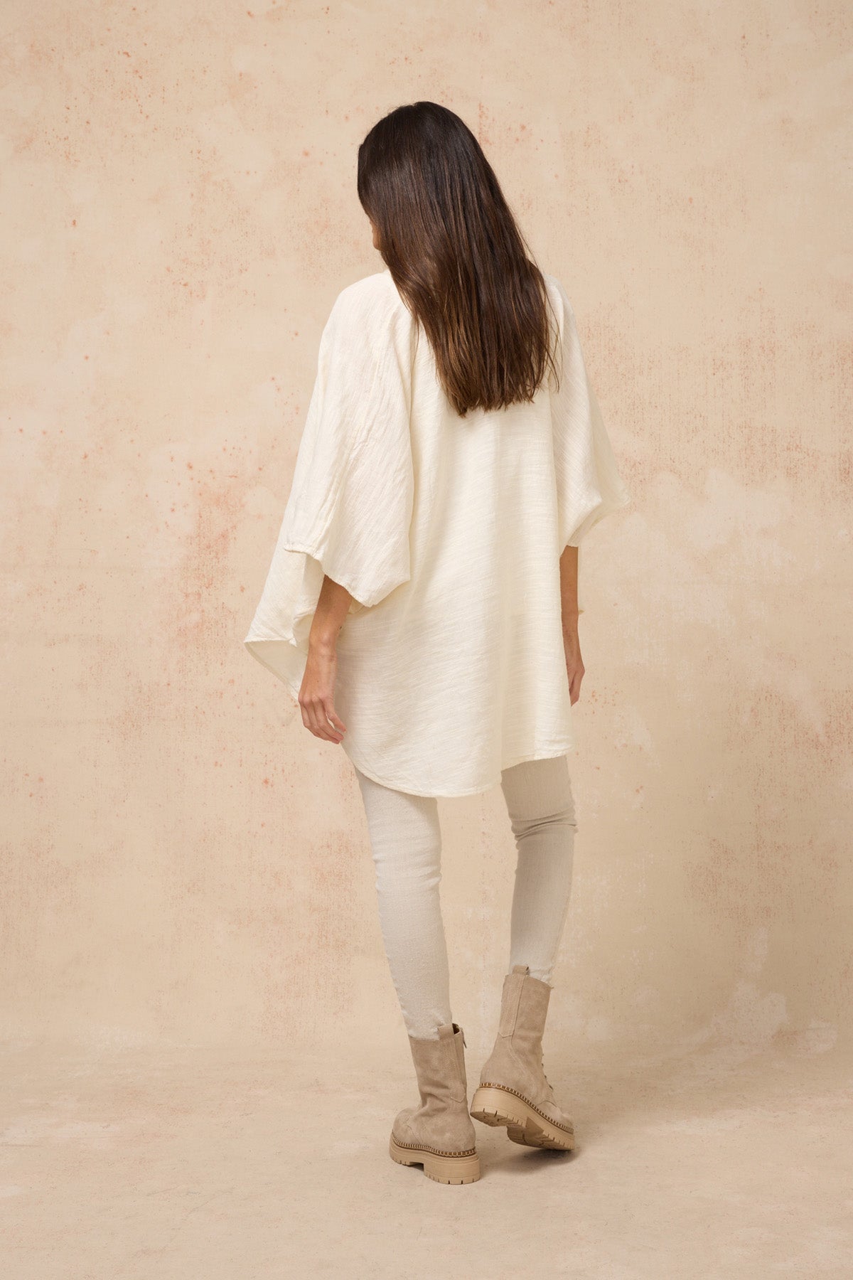 Linen Stretch Pant - Natural - LAST PAIR - Size Large