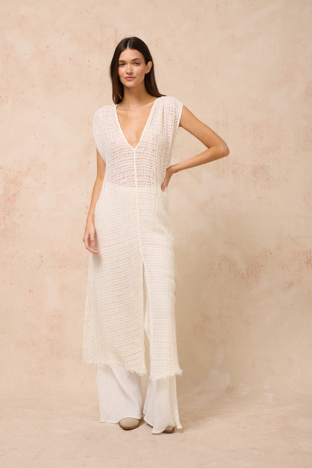 Poppea Dress - Cestino Panna