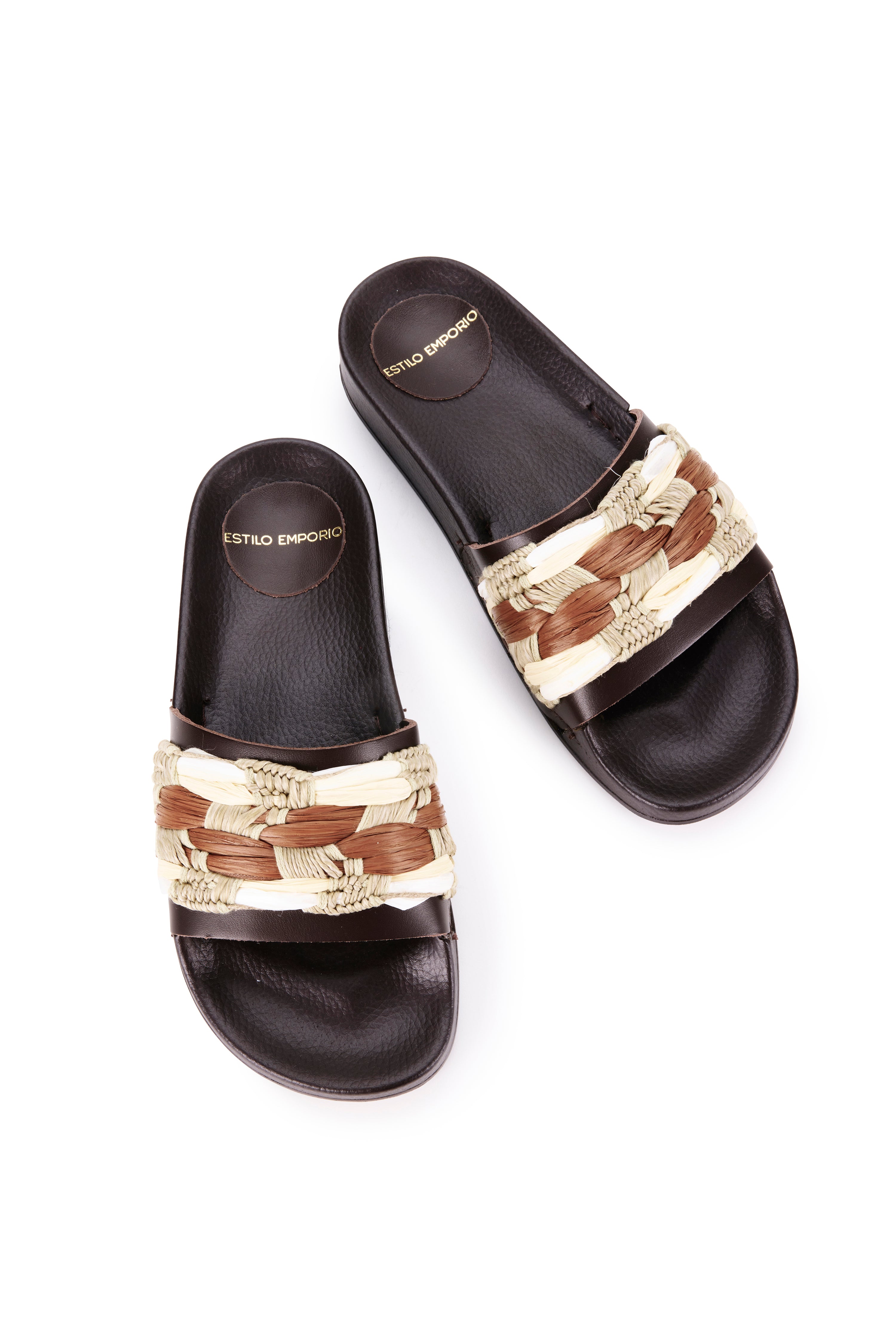 Malibu Slide - Chocolate Multi - LAST PAIR - Size 37