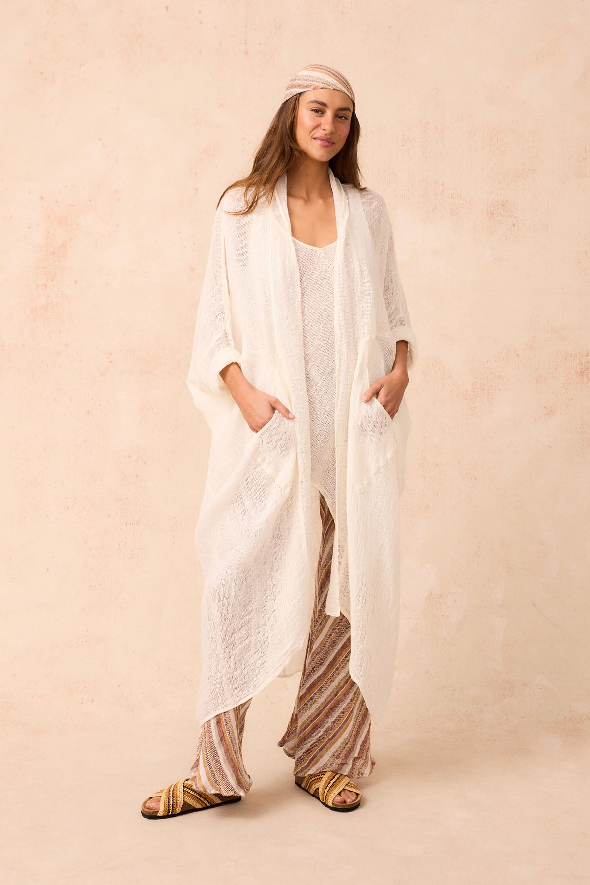 Odissea Coat -Rete Panna