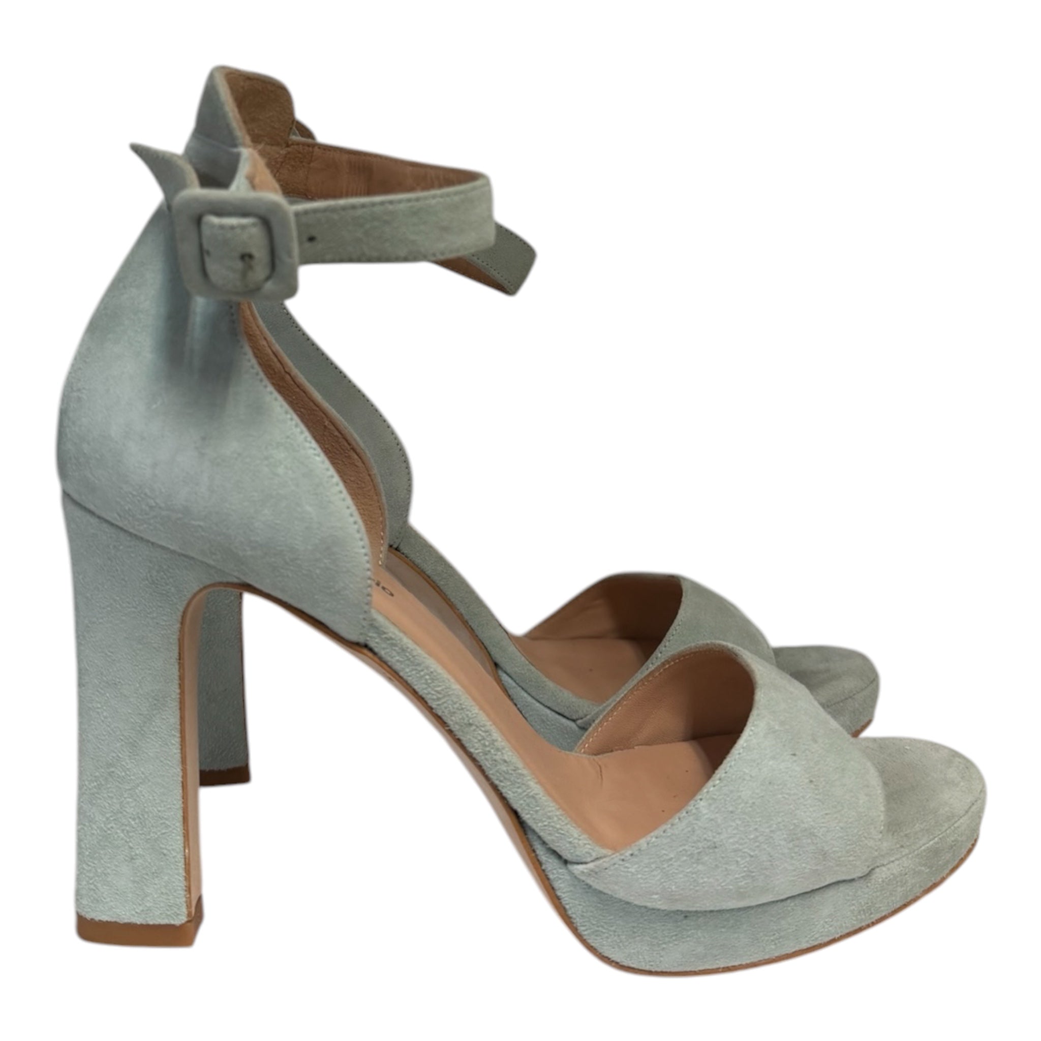Molokai Heels Tangerine - Sky Blue
