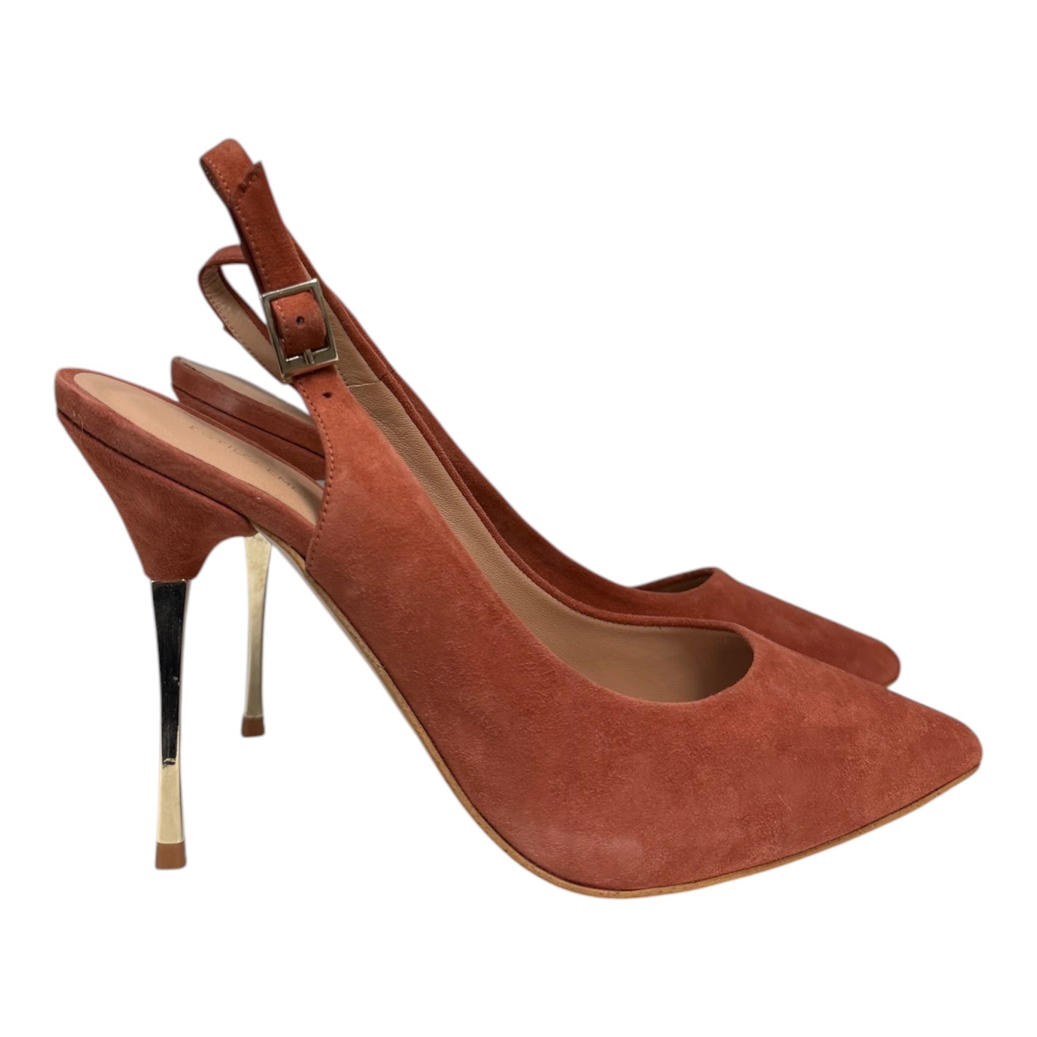 Pump Sling Back - Brick