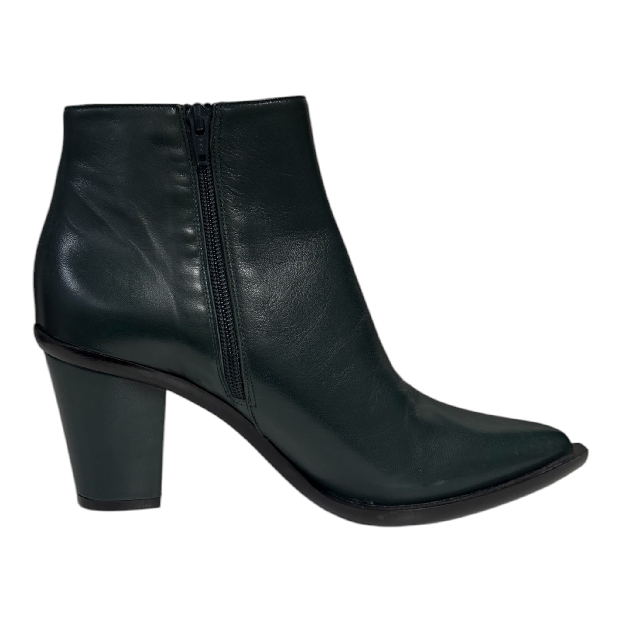 Stacked Heel Boot - Midnight