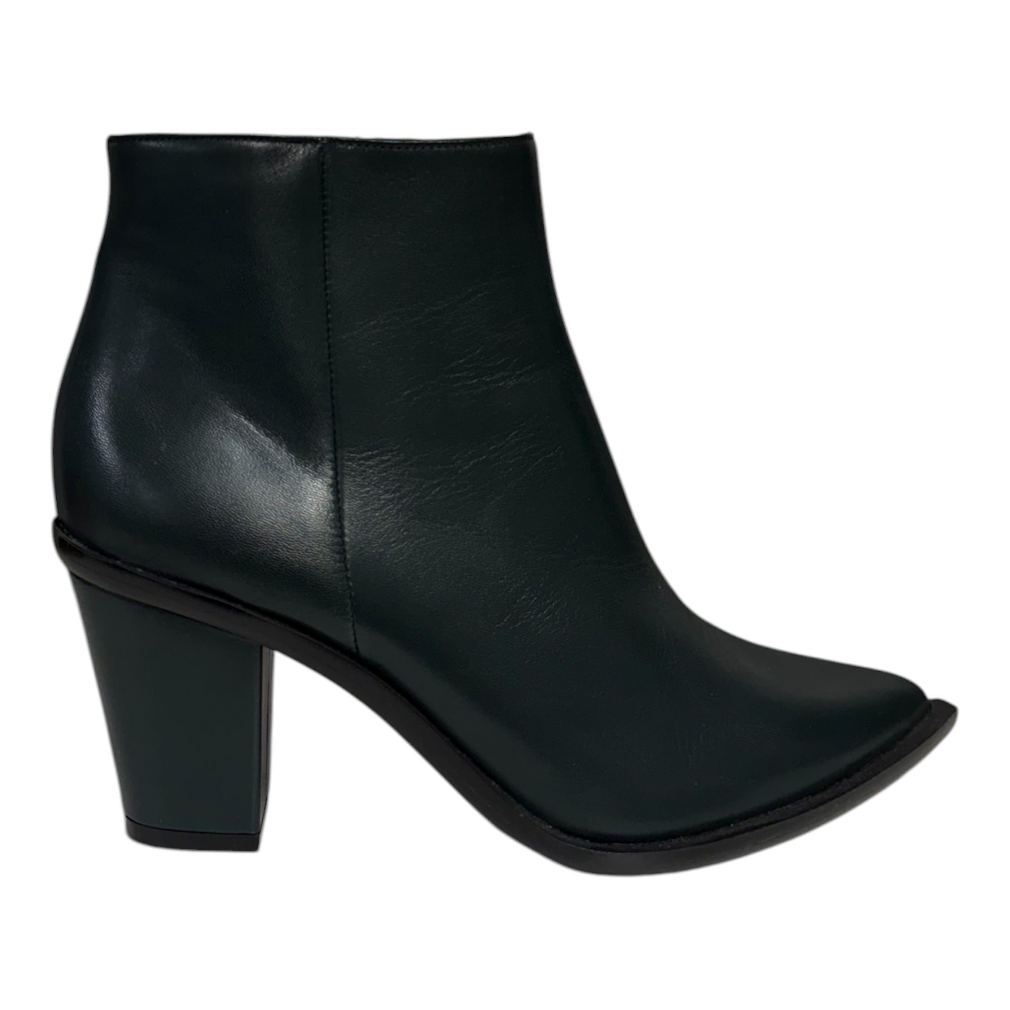 Stacked Heel Boot - Midnight