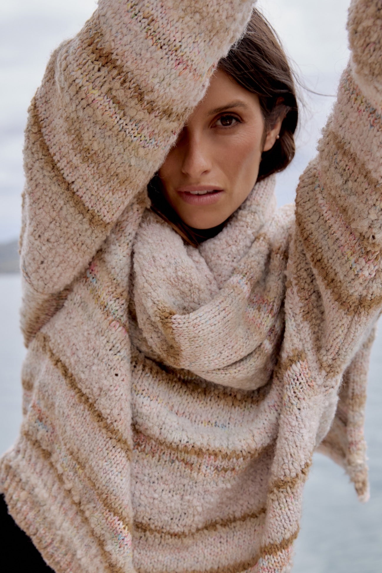 Zephyr Scarf - Stone Multi