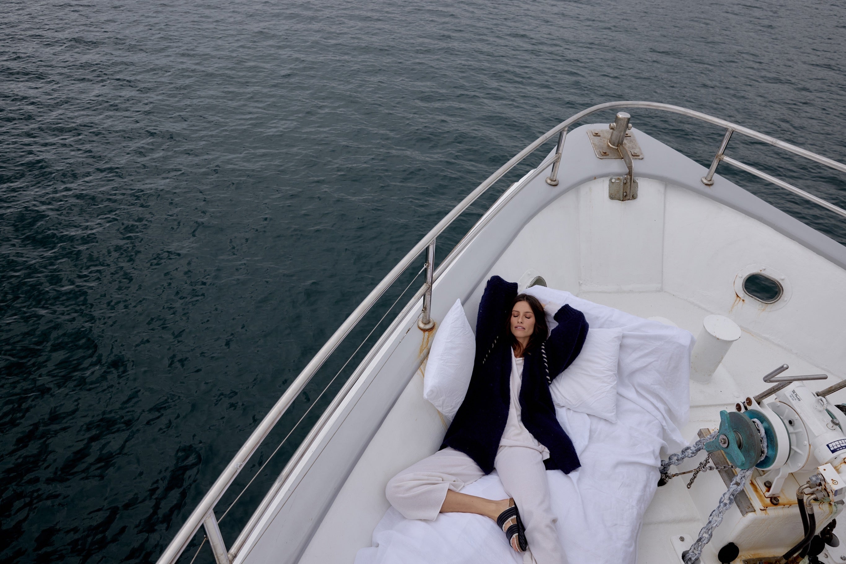 Bisou Cardigan - French Navy