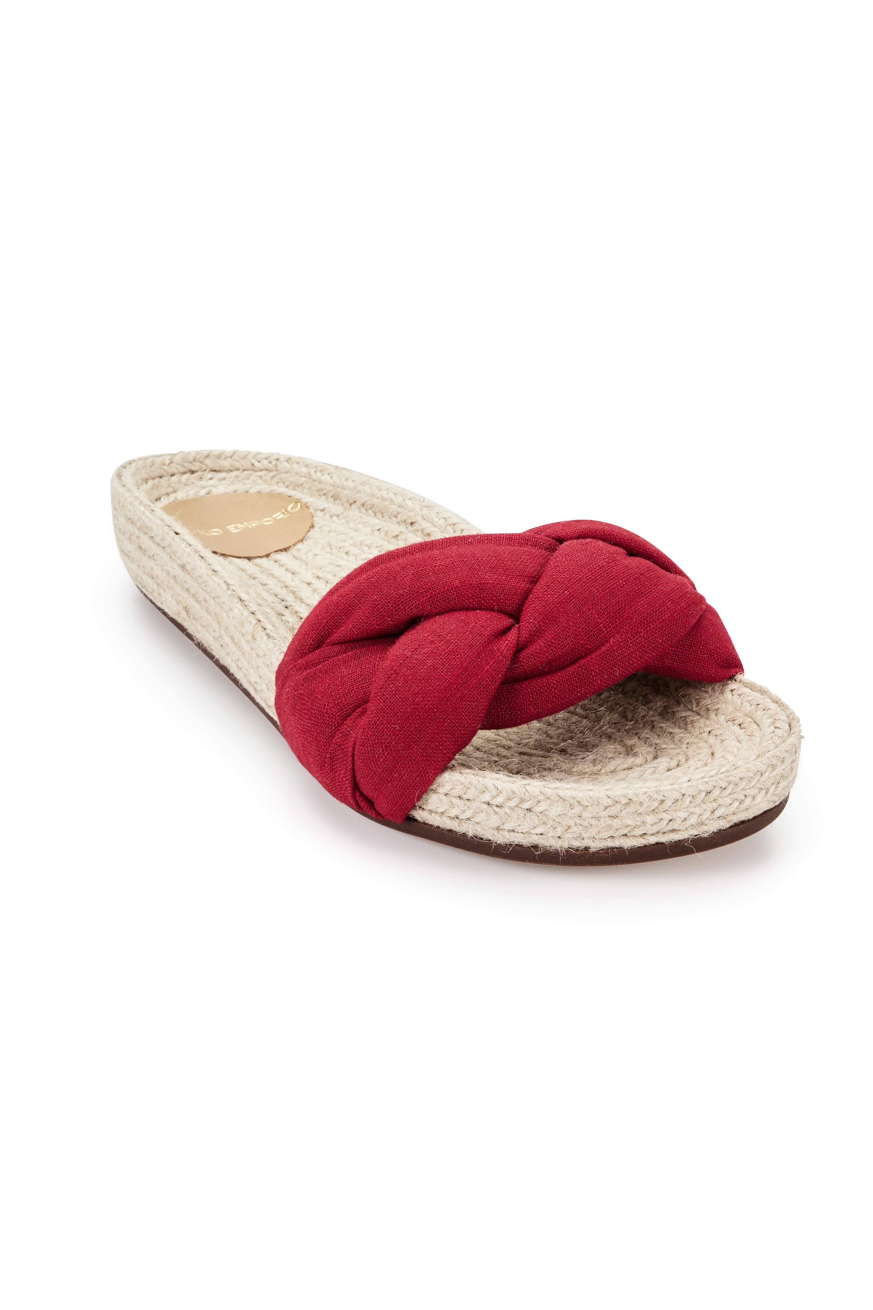 Nicola Espadrille Flat - Red