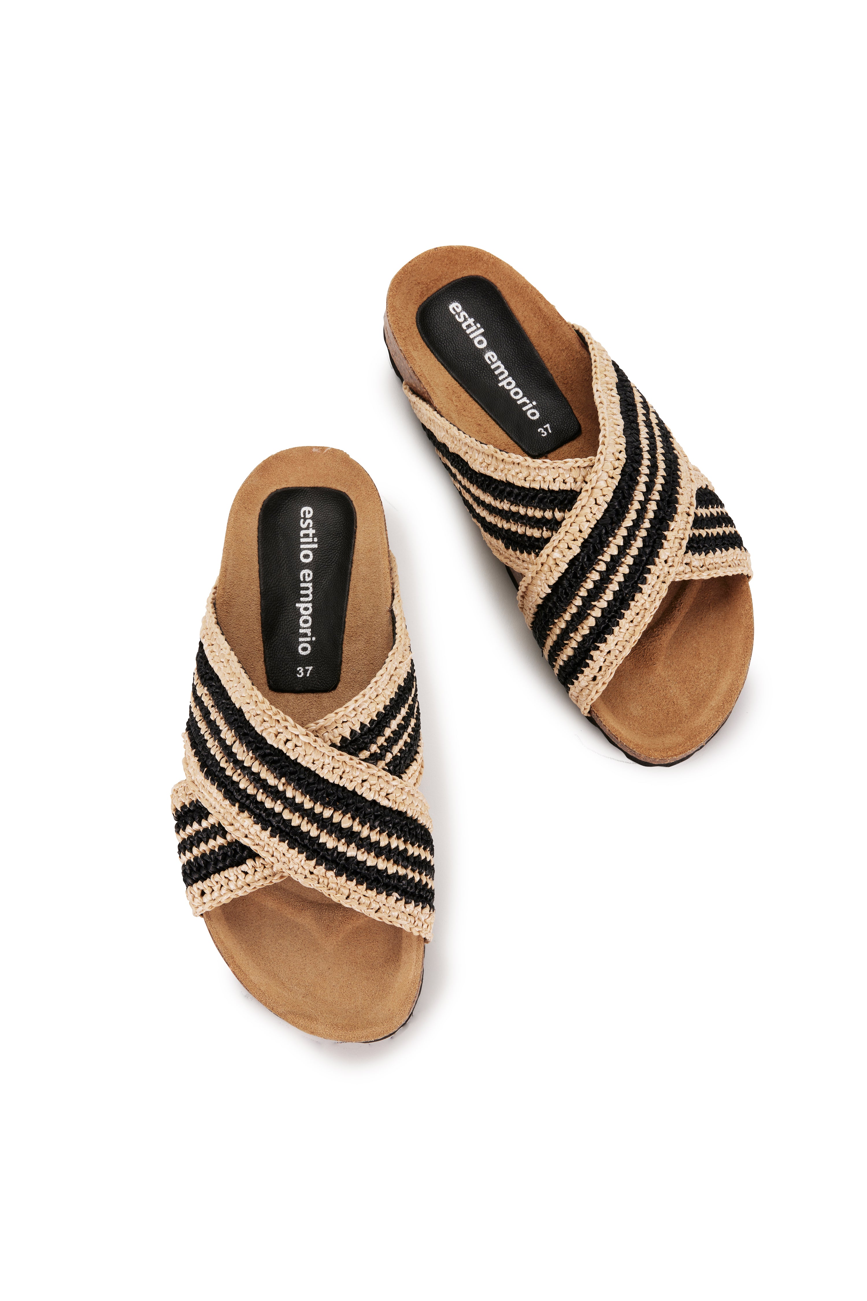 Bask Slide - Black/Natural