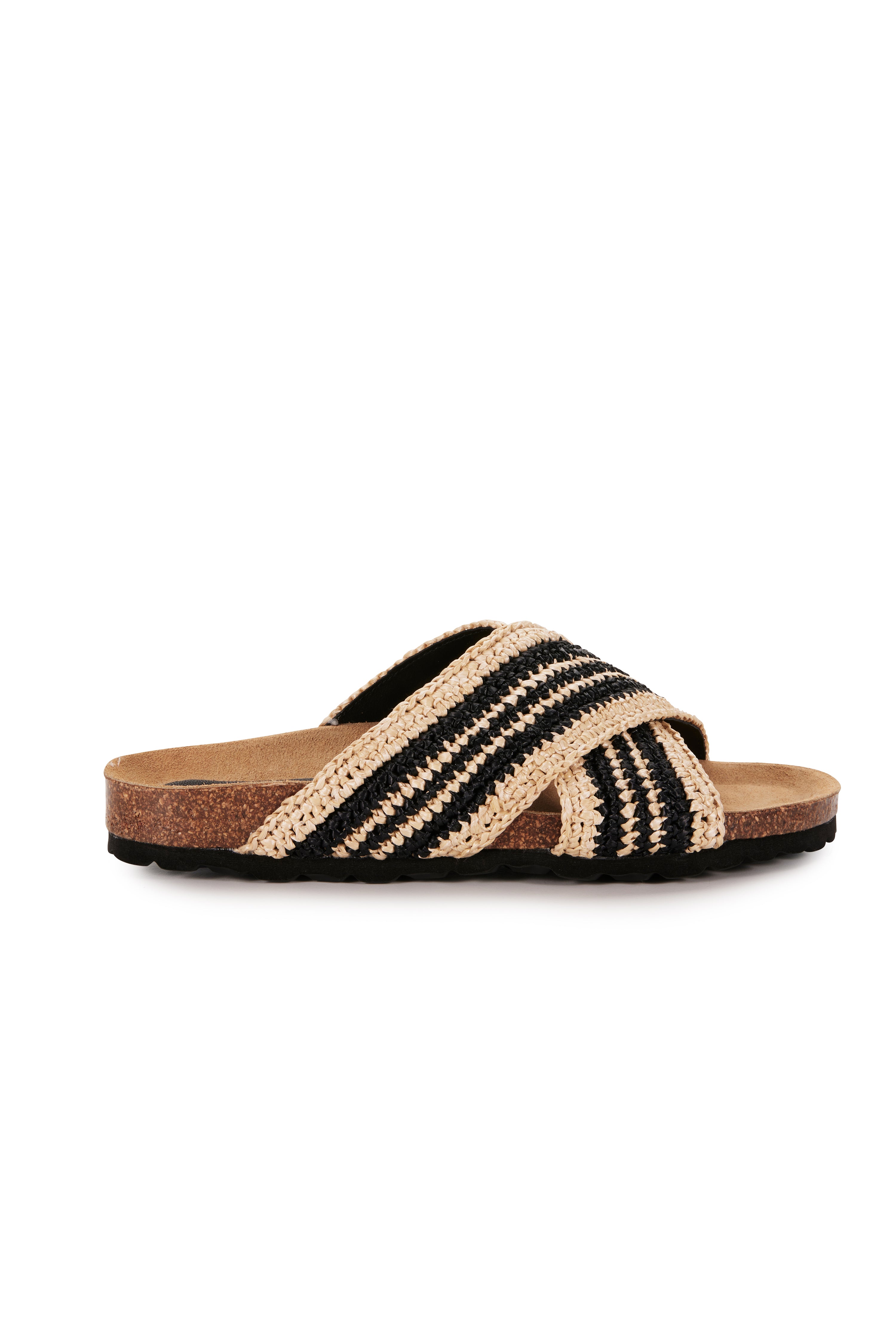 Bask Slide - Black/Natural