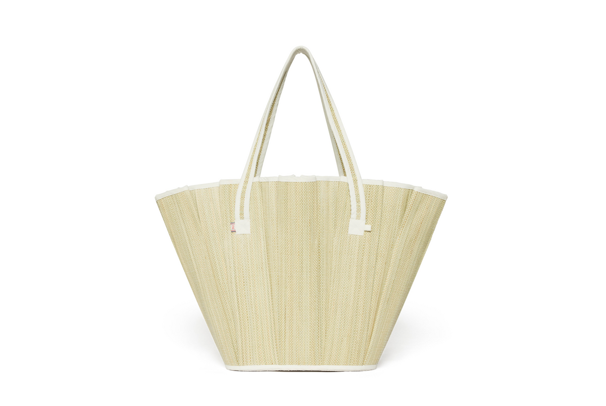 Yacht Midi Tropez Tote - White