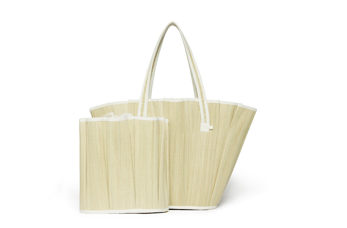 Yacht Midi Tropez Tote - White