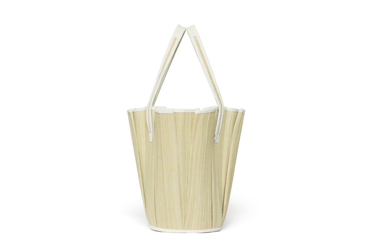 Yacht Midi Tropez Tote - White
