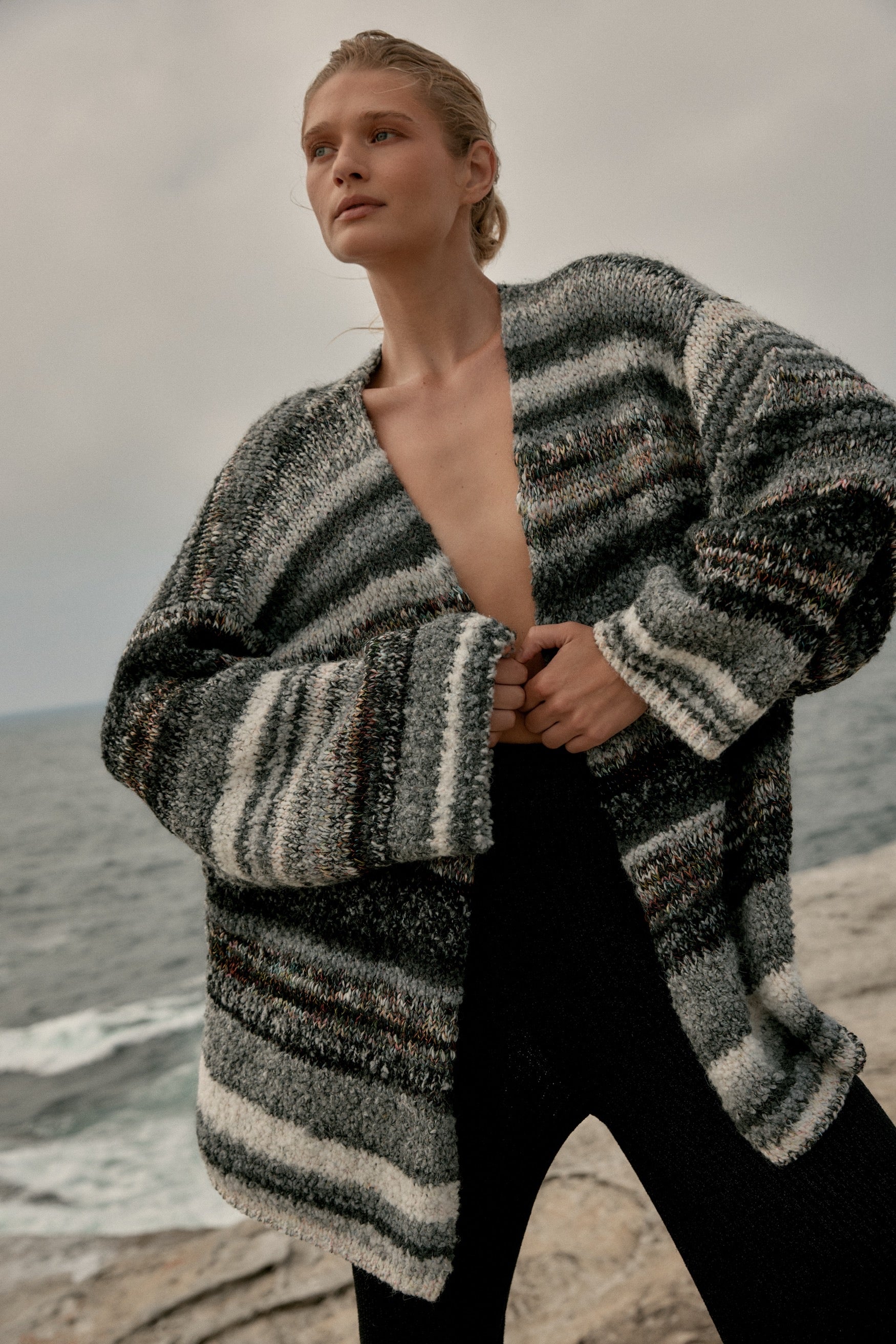 Luella Cardigan - Black Multi