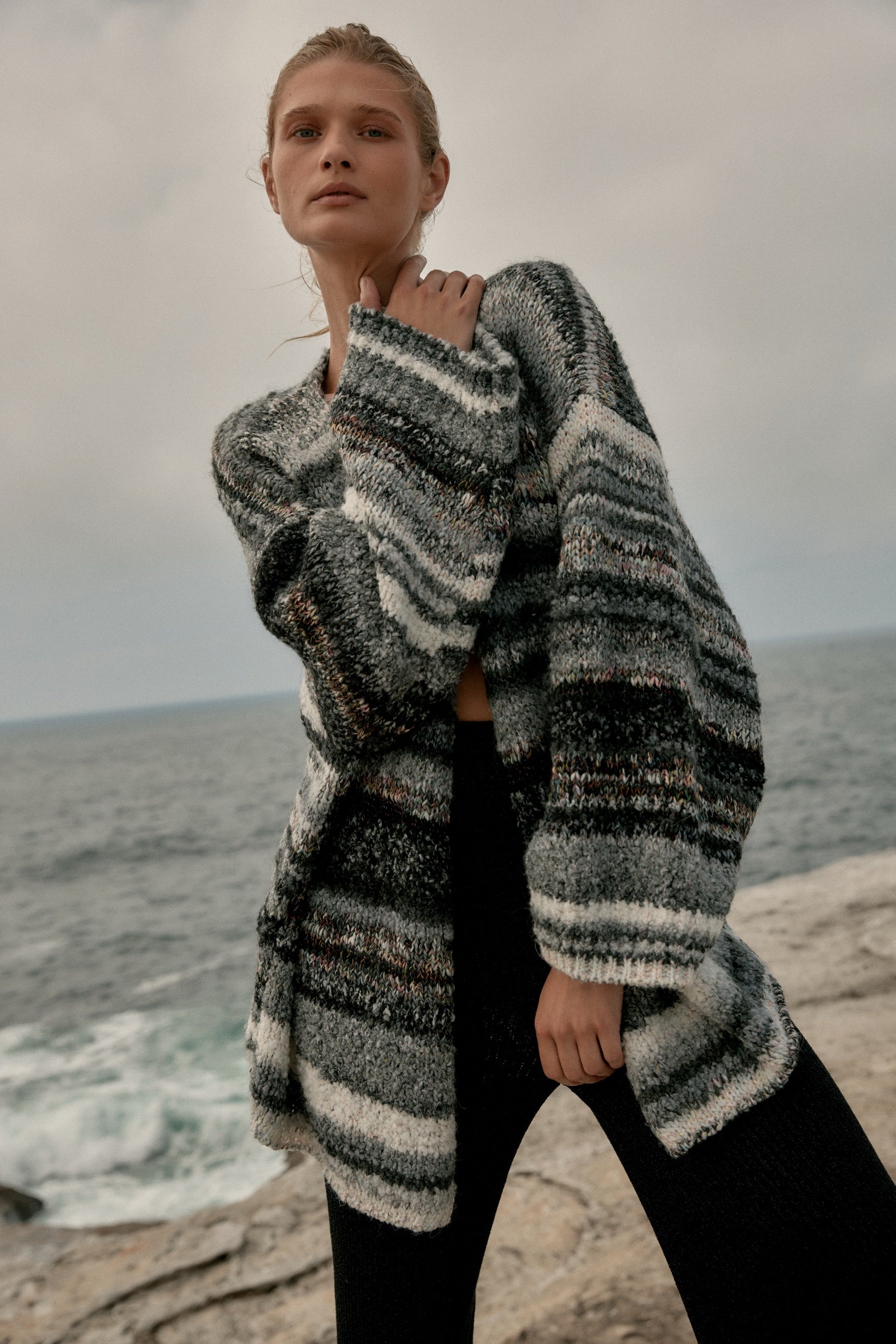 Luella Cardigan - Black Multi