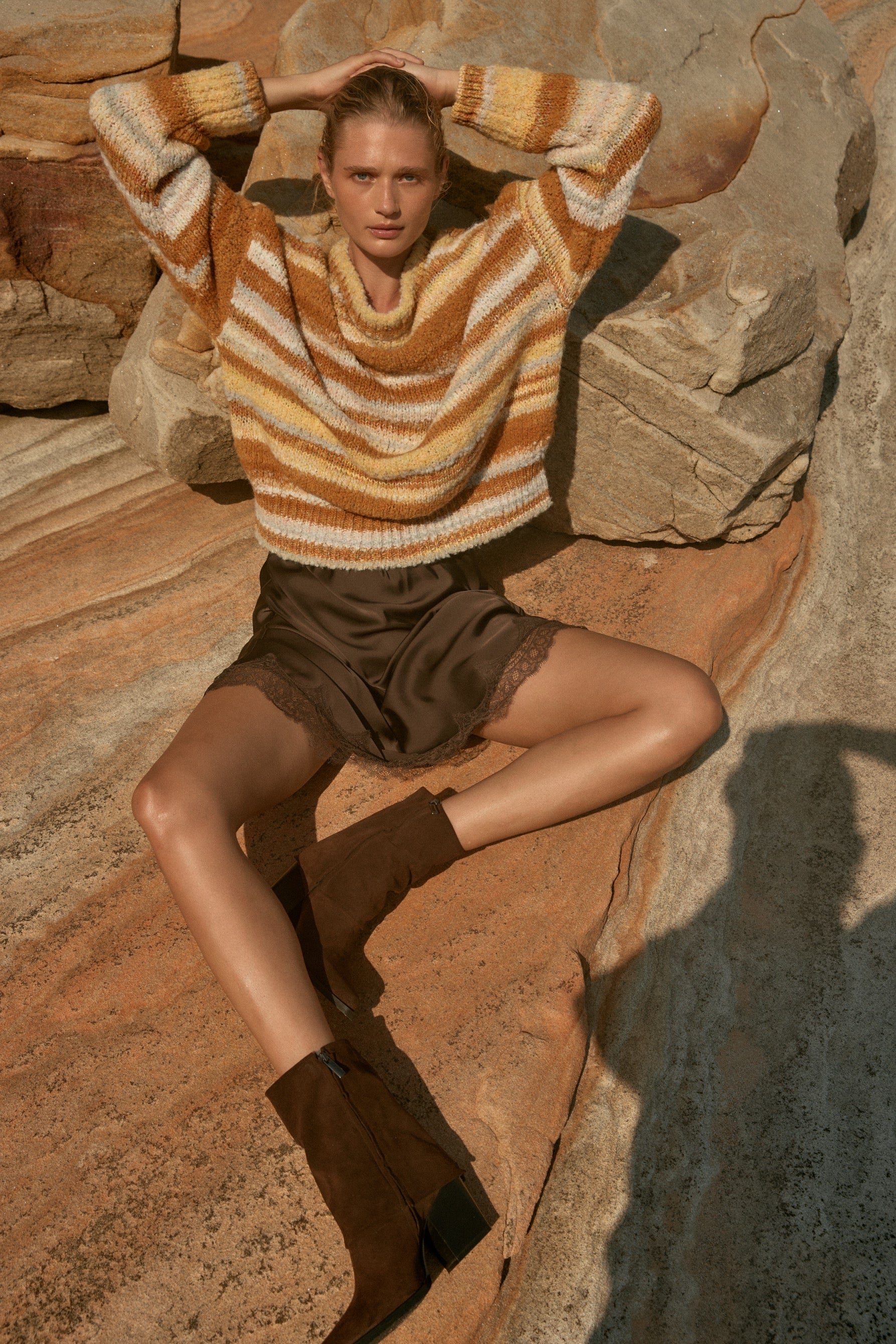 Zephyr Sweater - Marigold Multi