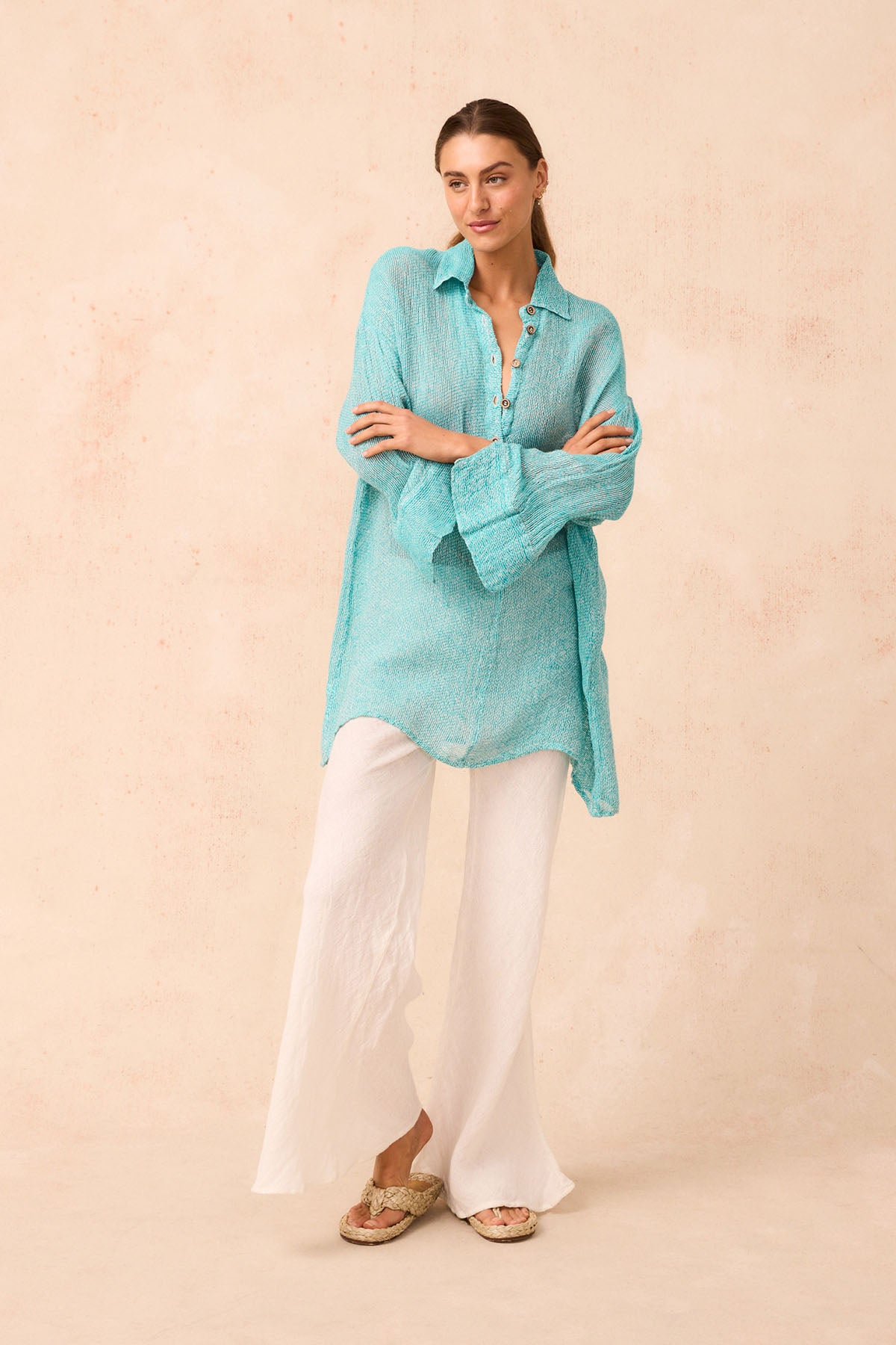 Swati Dress - Rete Turquoise