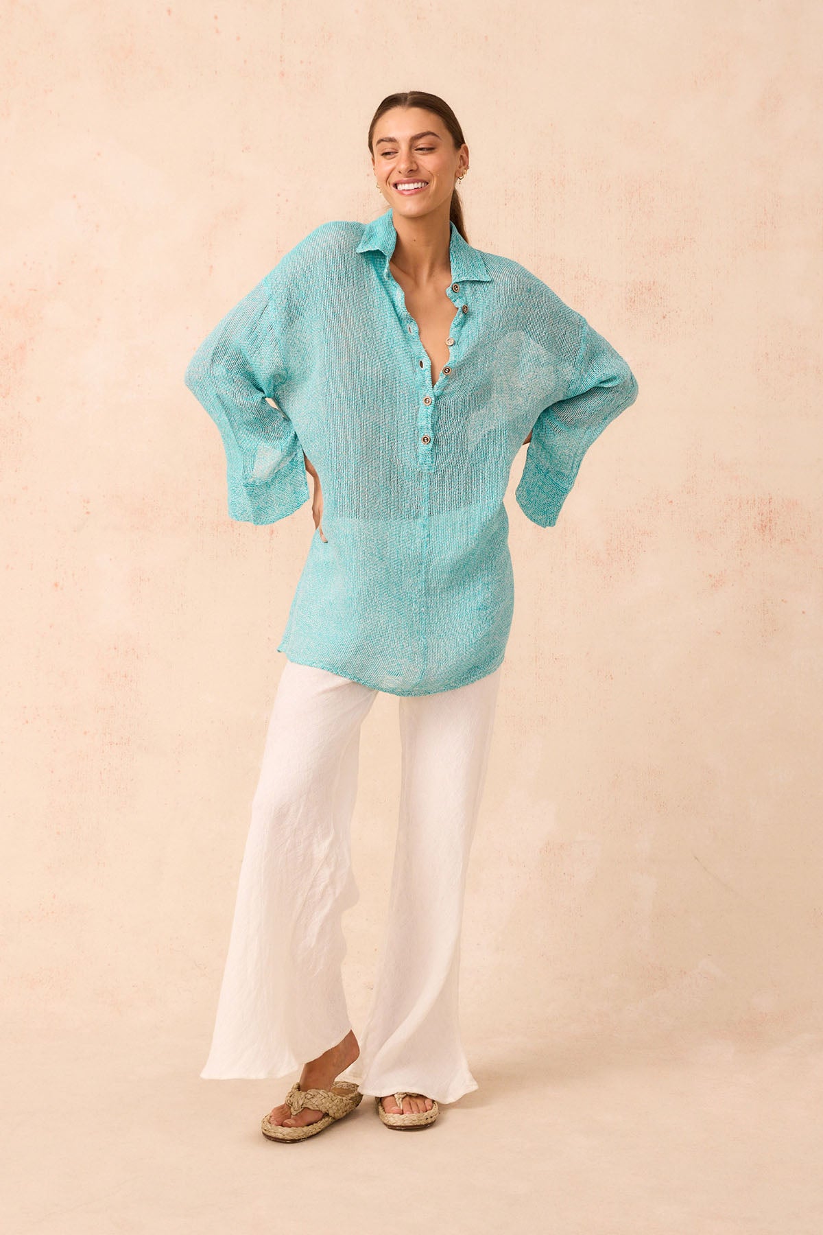 Swati Dress - Rete Turquoise