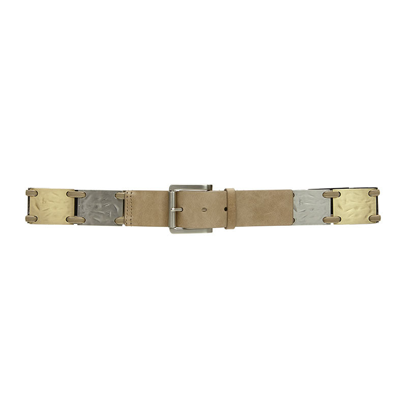 Metal Elastic Belt - Taupe