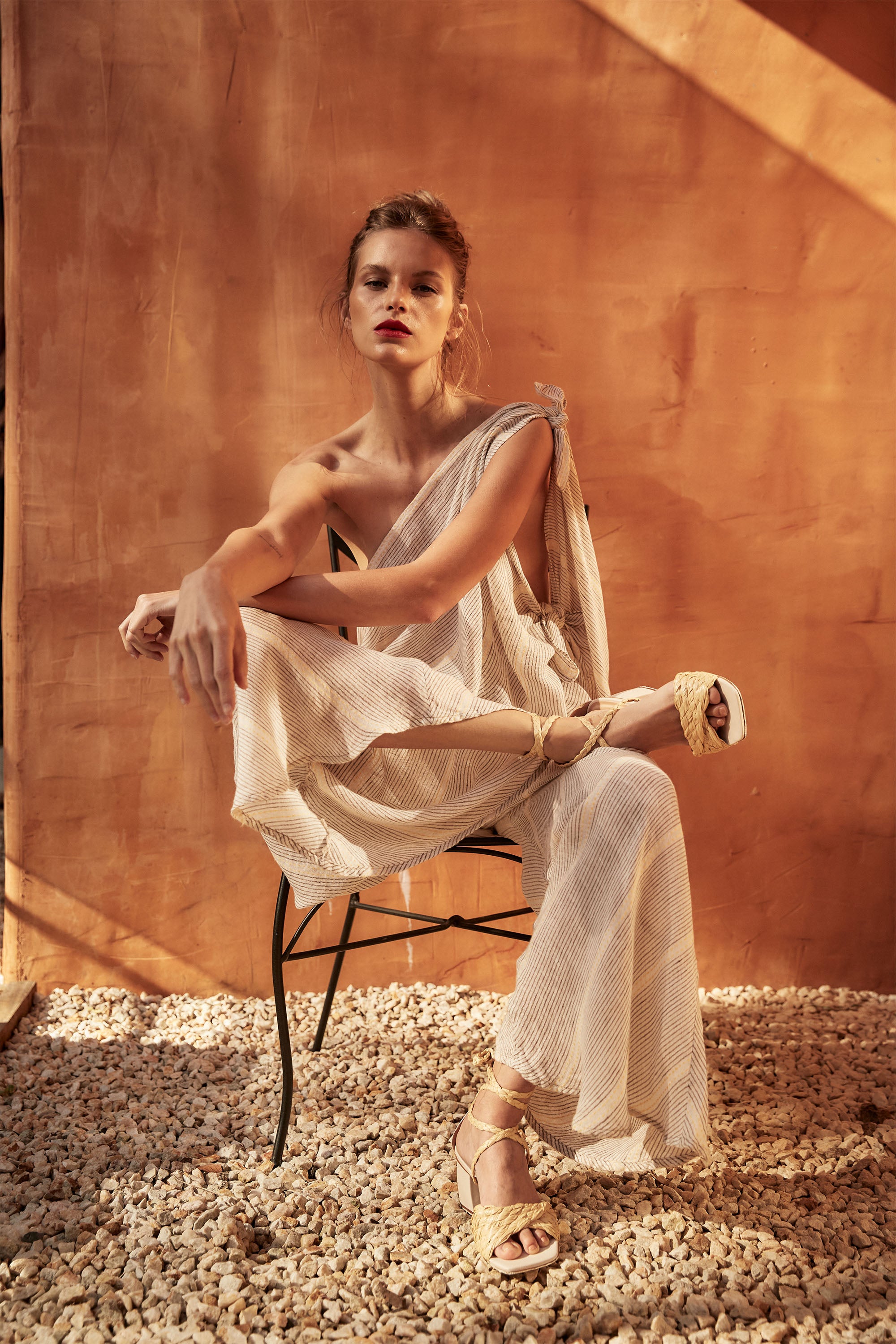 Looma Heel - Off White/Natural