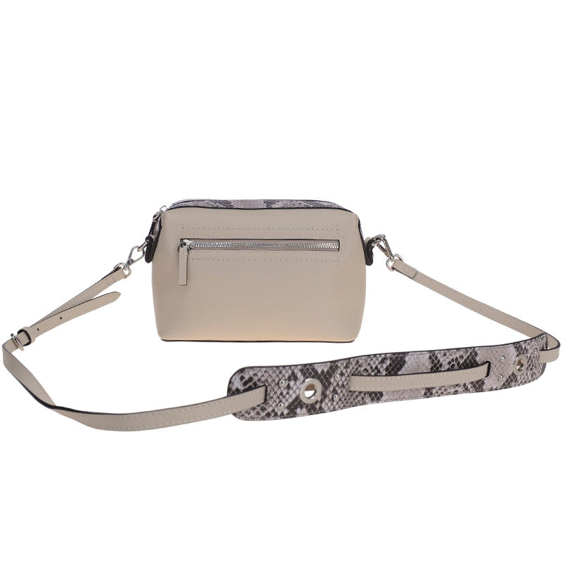 Suki Crossbody Bag Fawn-Snake