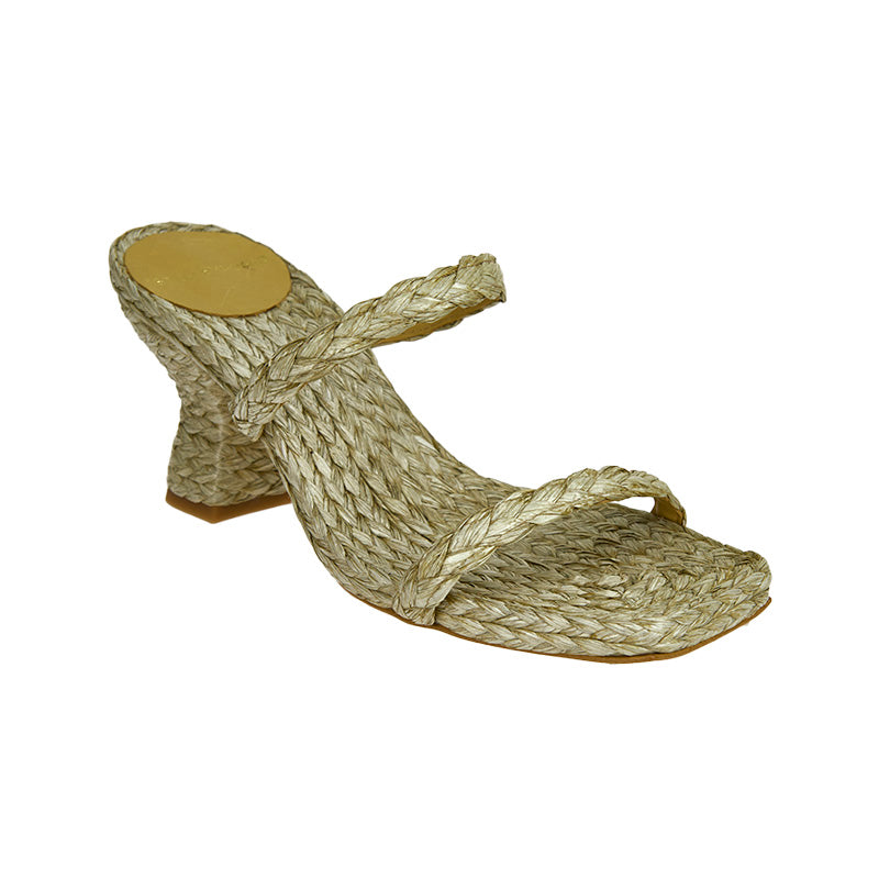 Alia Braided Heel - Natural