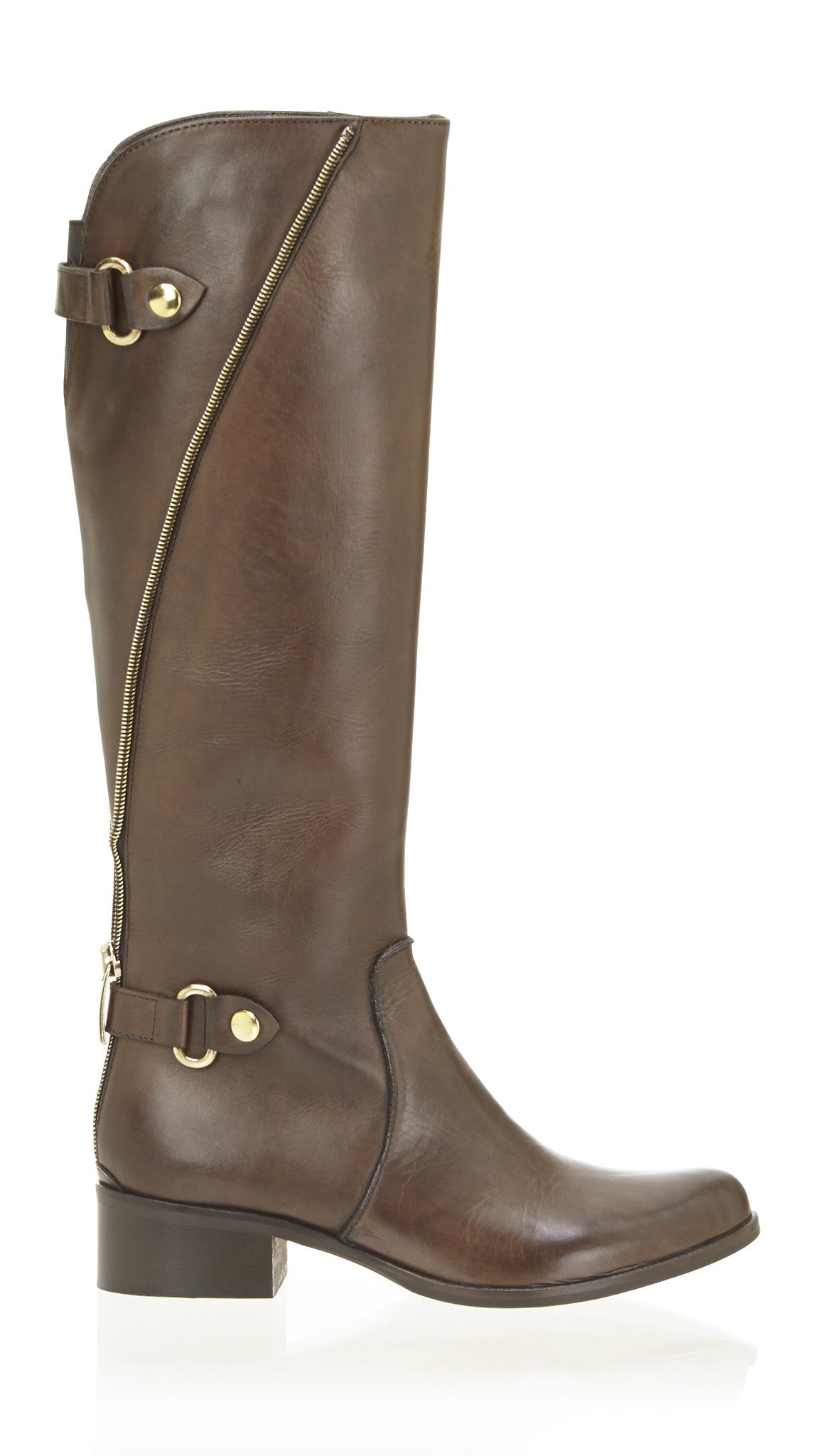 Split Shaft Long Boot - Black