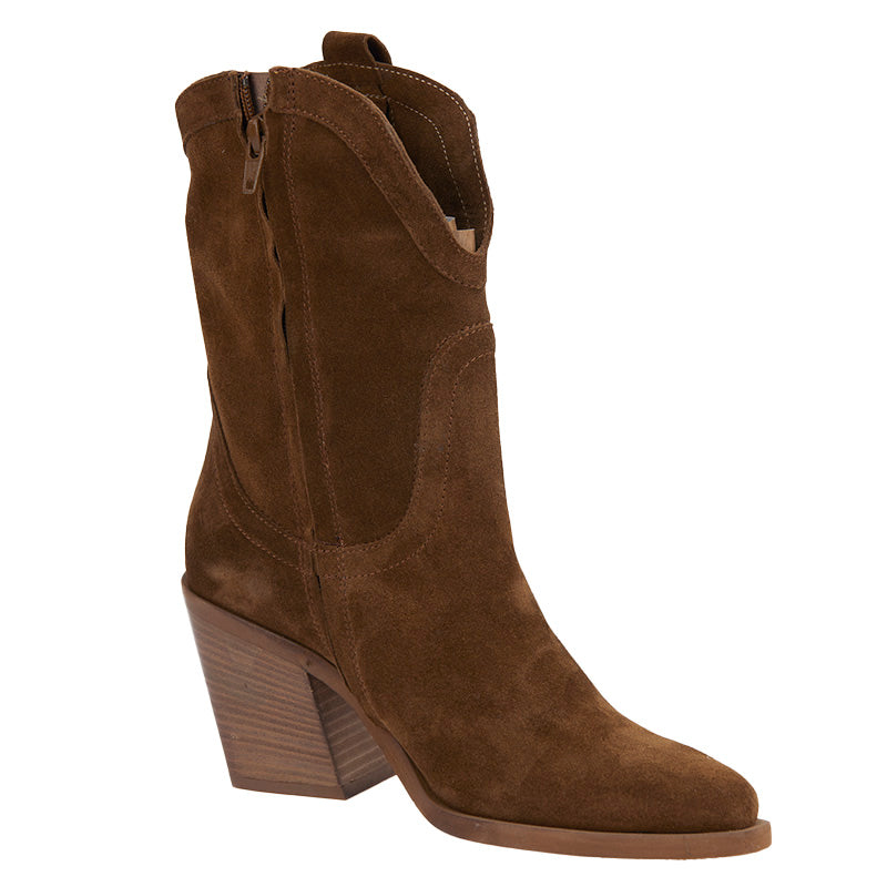 Willa Suede Boot - Whiskey