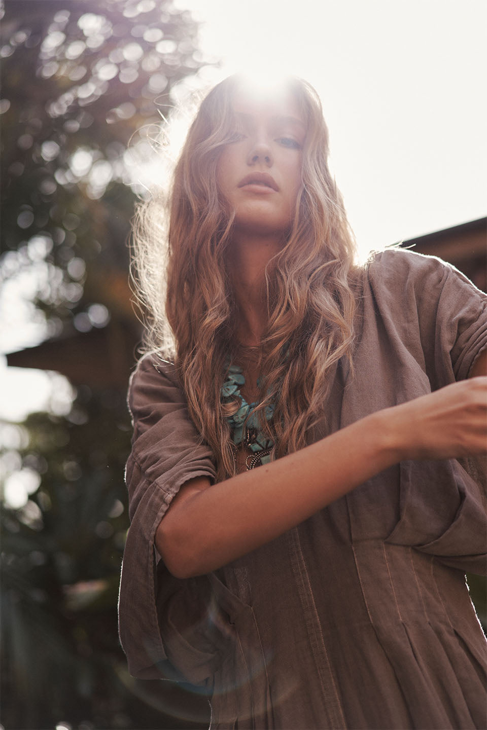 Leila Dress - Mudstone
